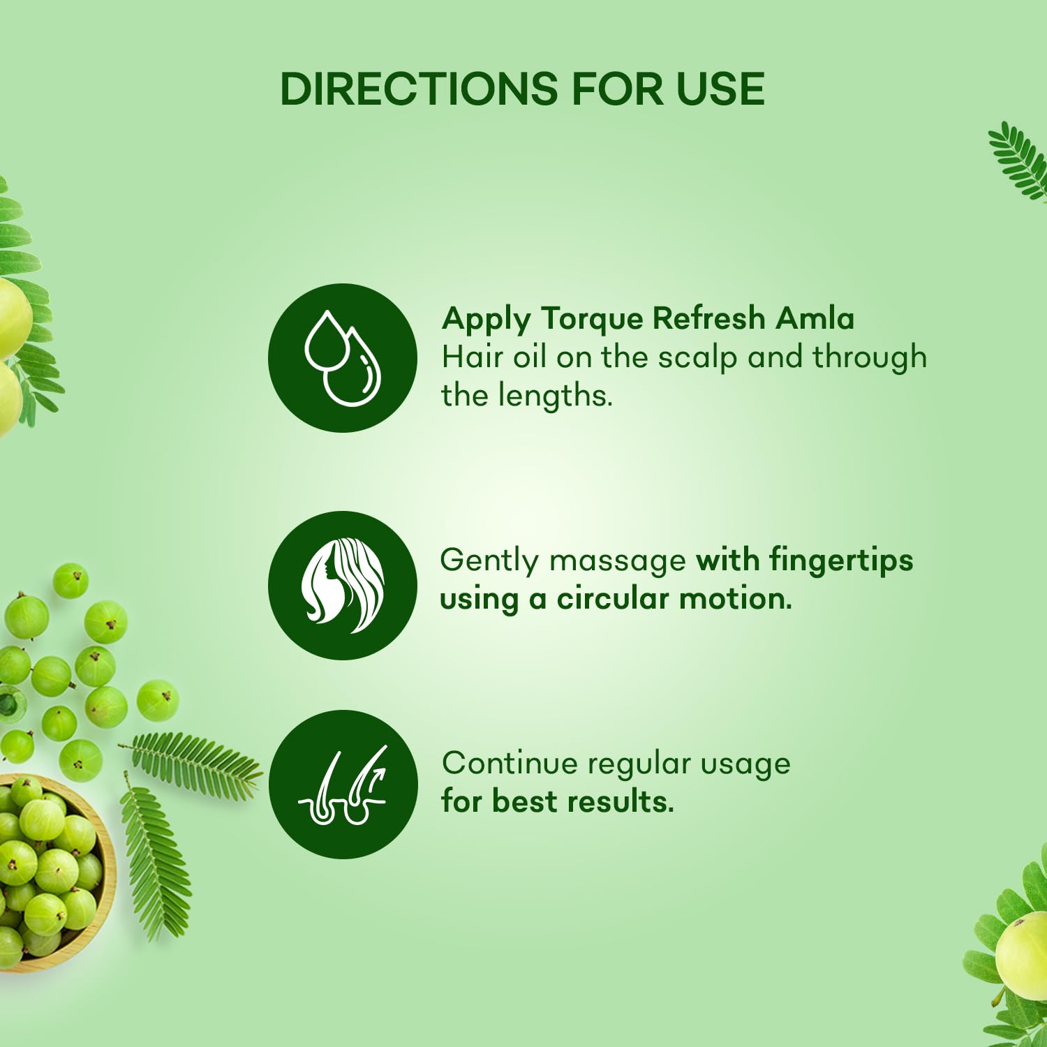 Torque's Refresh Amla Hair Oil - 100ml (Pack of 4) for Stronger, Longer & Thicker Hair - Natural Hair Growth Treatment for Women & Men - Perfect for Daily Hair Care & Scalp Massage