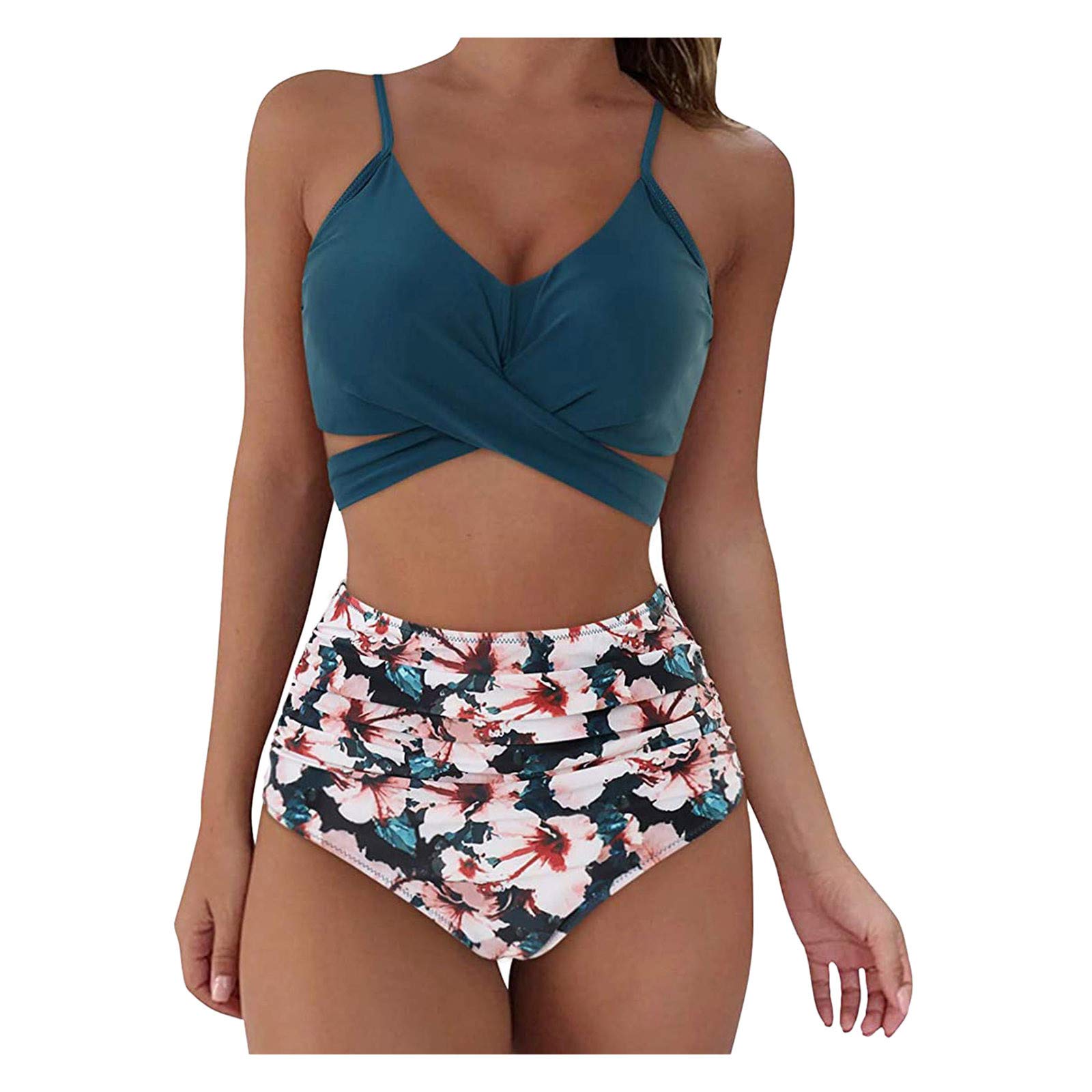 Minnie Mouse Swimsuits for Girls & Women - Flattering Tankini, Sport, Seamless One Piece & Bikini Swimwear (Green, Size L) | Perfect for Pool Parties, Beach Vacations & Summer Water Activities