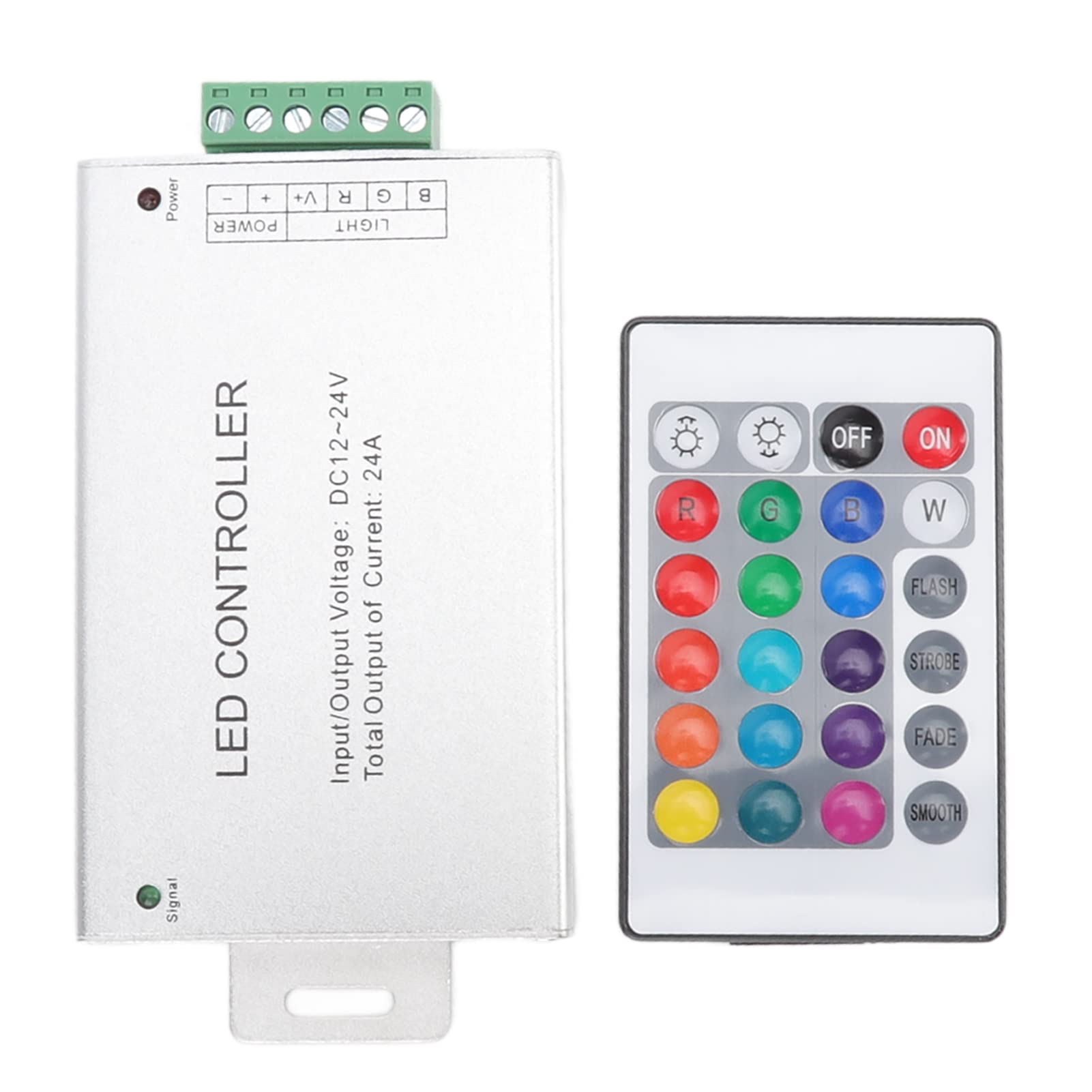 Hyuduo 24A IR RF LED Strip Controller for Home Lighting