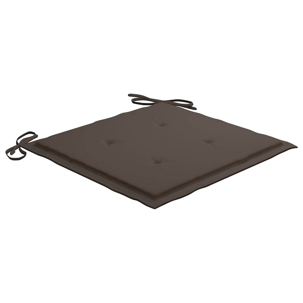 4-Piece Garden Chair Cushions Set with Ties - 15.7