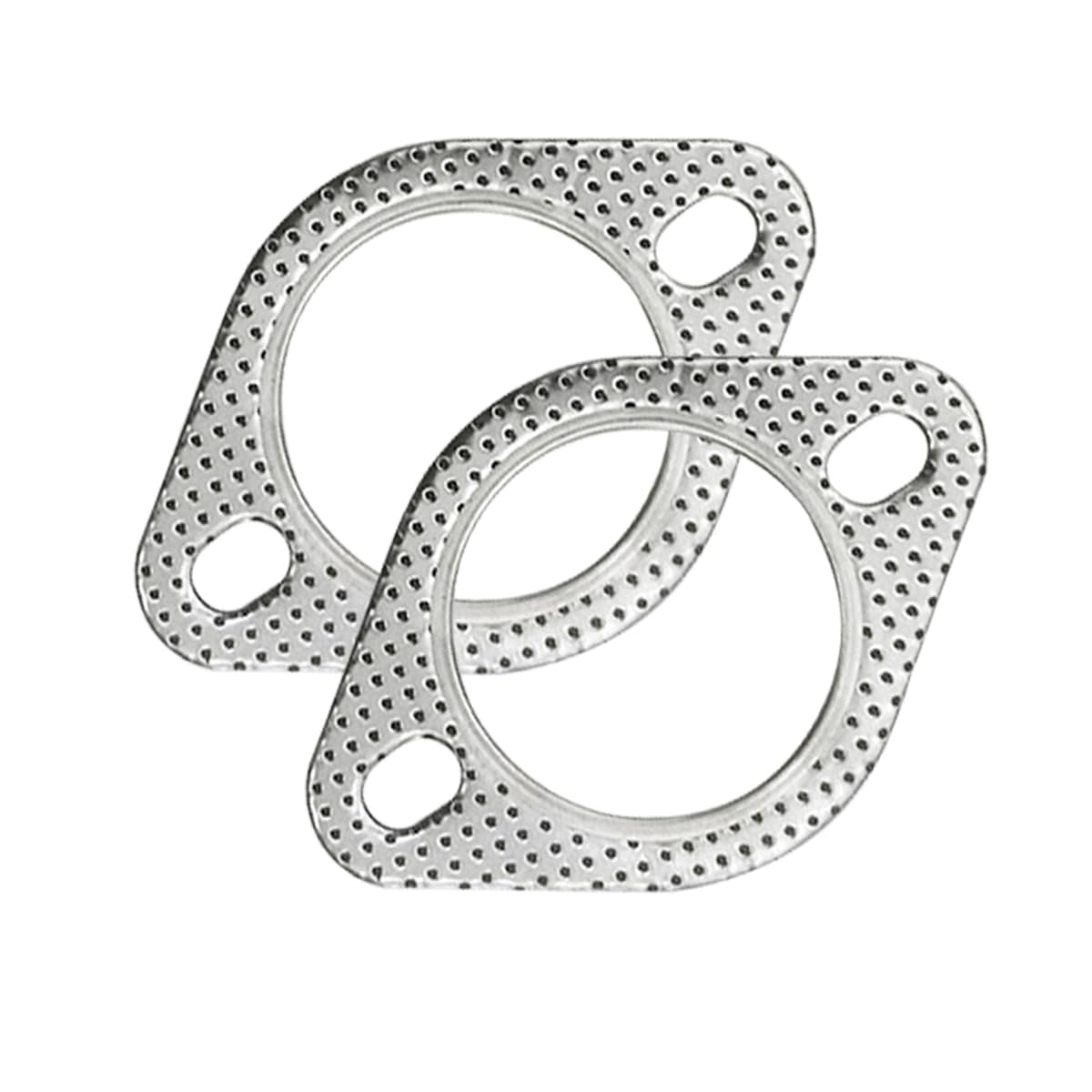 2Pcs High Temperature Exhaust Gasket Set - 2 Inch Inner Diameter Flange Gasket & Head Gasket Sealer for Car, Truck, SUV - Perfect for Exhaust System Repairs and Maintenance