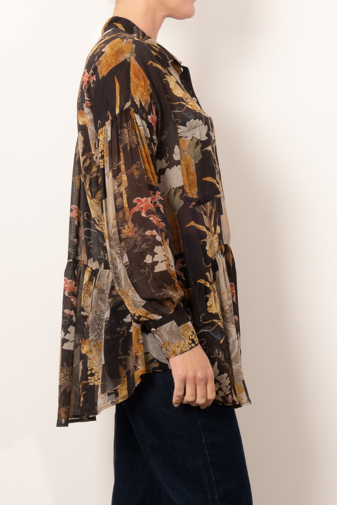 Trelise Cooper Button Up Blouse for Women - Elegant Floral Print Top for Work, Office & Casual Wear | Perfect for Spring & Summer Outfits