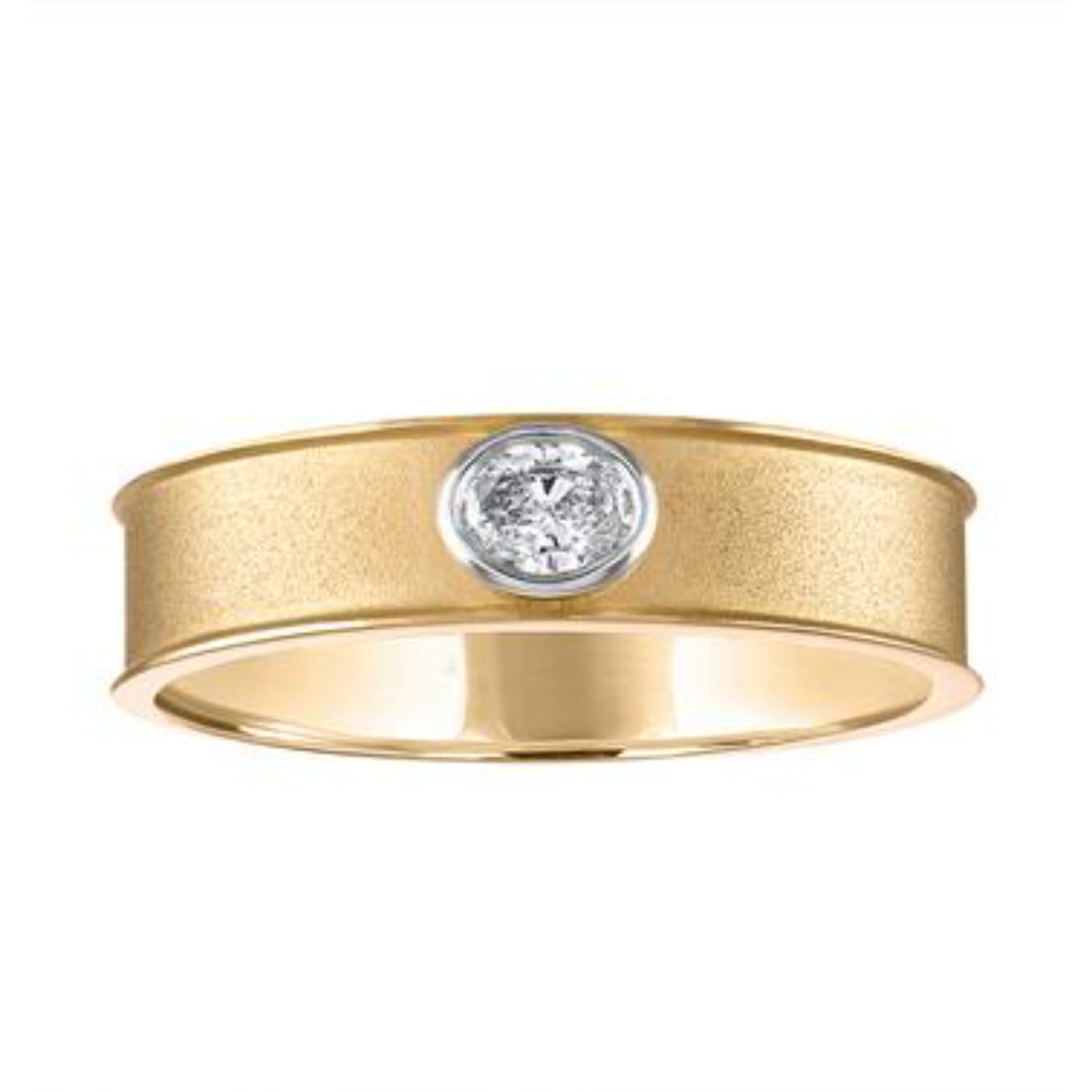 14K Two-Tone Gold Band Ring for Women - Elegant Stackable Wedding & Anniversary Jewelry Gift - Perfect for Everyday Wear & Special Occasions