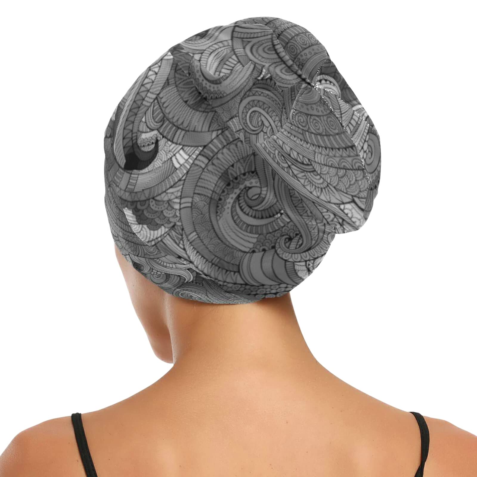 Slouchy Beanie Sleep Cap - Lightweight & Cozy Night Cap for Women & Men - Soft Head Cover for Sleeping, Travel & Cold Weather Comfort