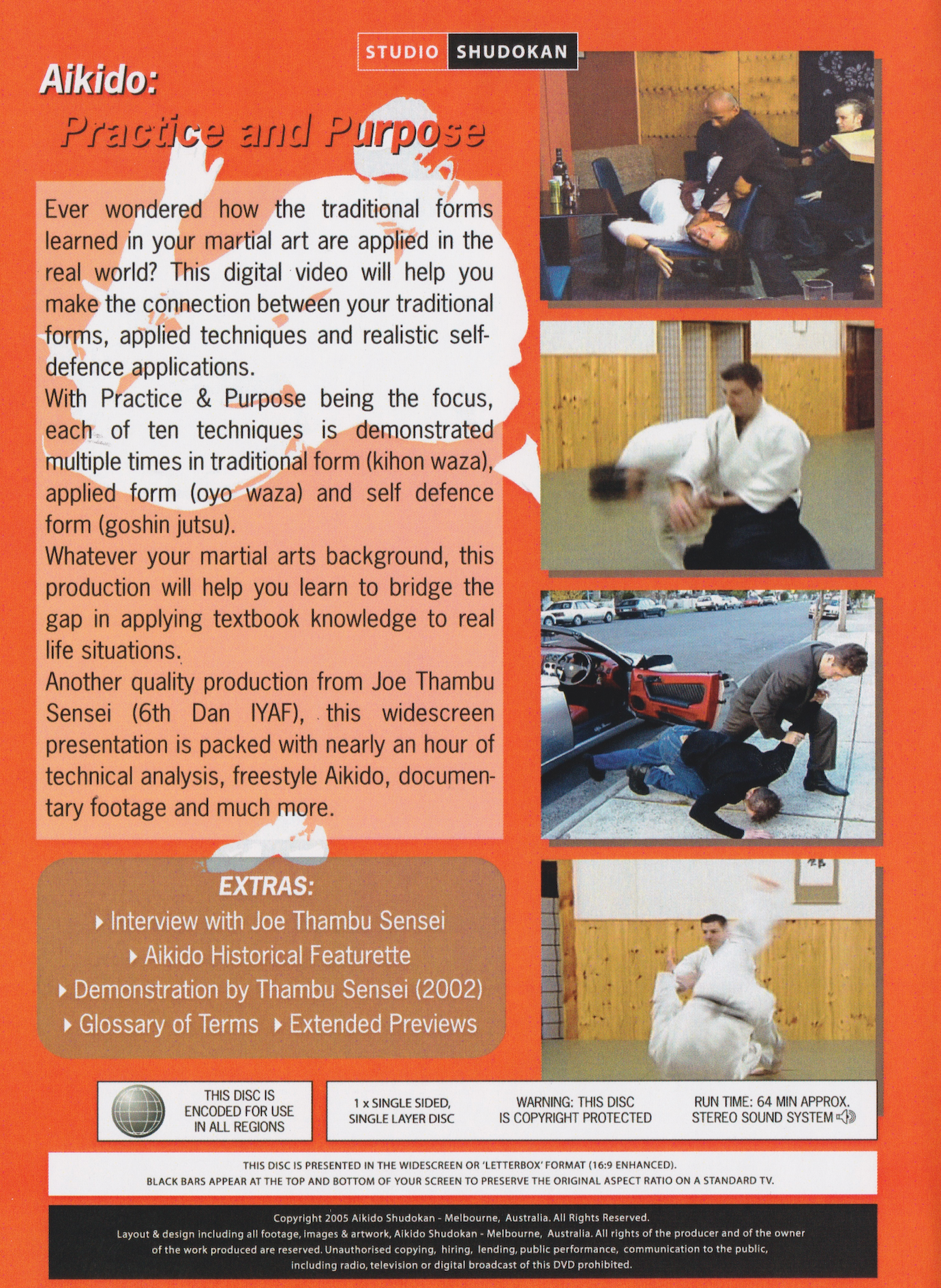 Aikido Training & Philosophy DVD by Joe Thambu - Learn Martial Arts Techniques for Self-Defense & Personal Growth