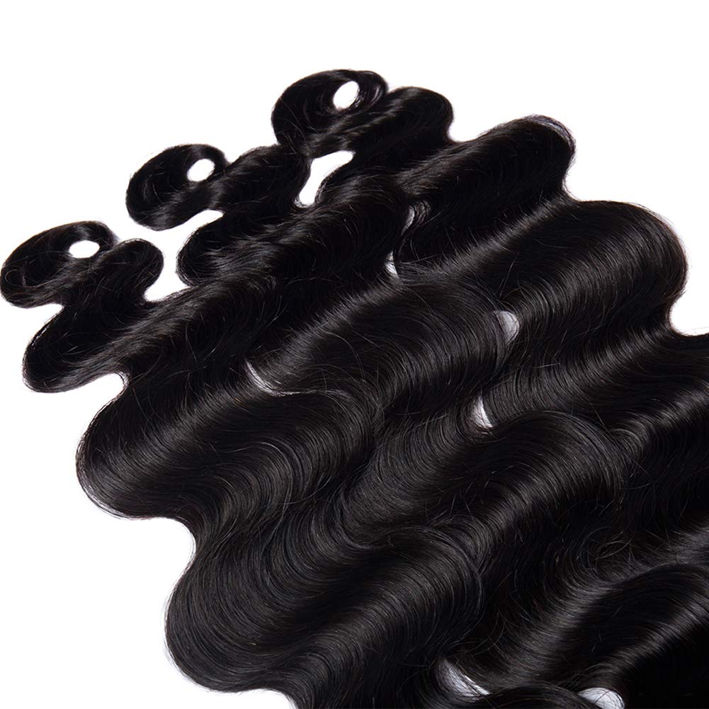 Premium 9A Grade Brazilian Body Wave Human Hair Bundles - 100% Unprocessed Natural Color (24/26/28/30 Inch) for Weaving & Styling - Perfect for Salon, Party & Everyday Glam Looks