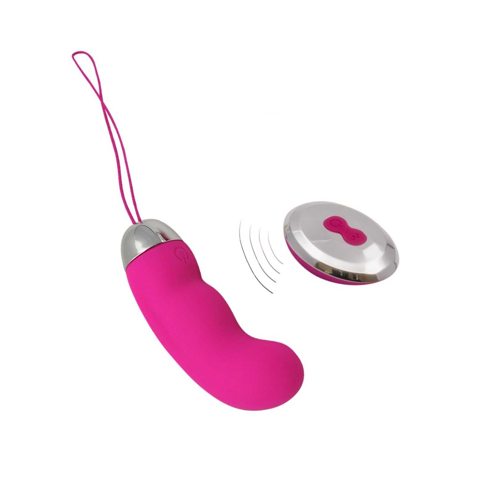 10-Speed Vibrating Finger Massager - Pink Remote Control Egg Toy for Couples & Solo Play - Perfect for Sensual Massage, Stress Relief & Intimate Fun