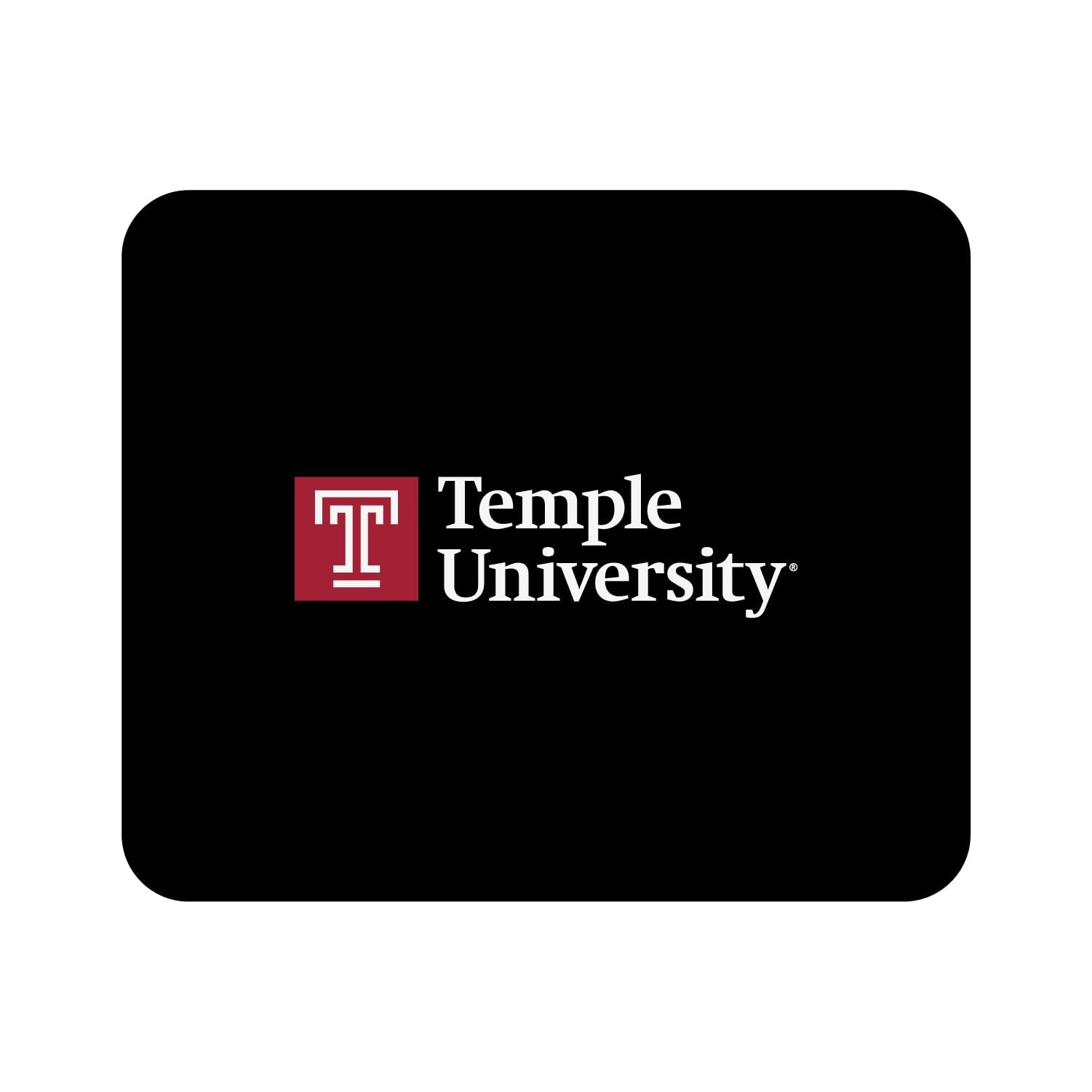 OTM Essentials Temple University Standard Fabric Mouse Pad - Non-Slip Desk Accessory for Gaming & Office Use - Classic Design for Computers & Laptops - Perfect for Work, School & Home Office Setup