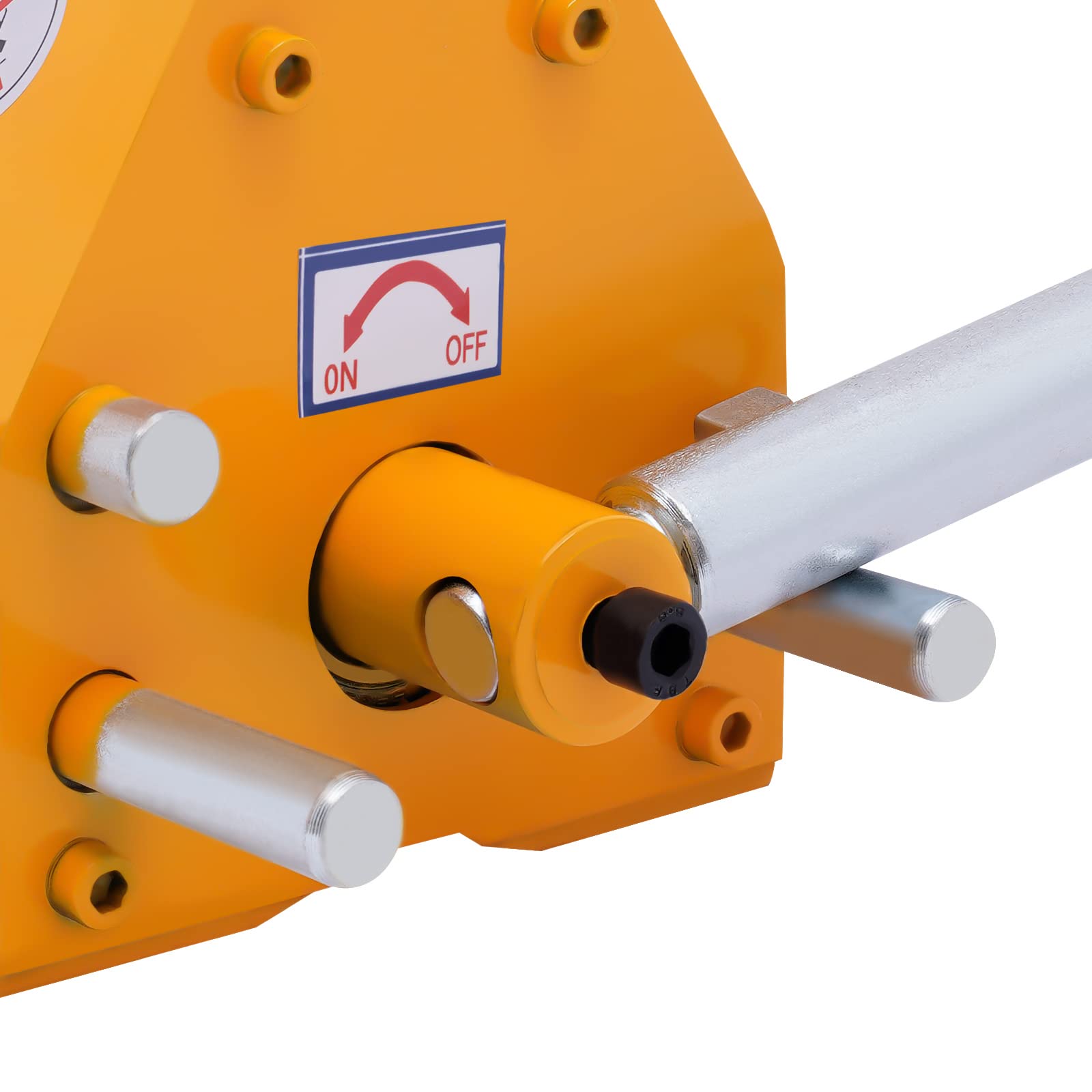600kg/1320lb Heavy Duty Magnetic Lifter - 1320lbs Lifting Capacity Permanent Magnet for Steel Plates, Beams & Metal - Industrial Shop Crane with Handle - Perfect for Construction, Welding & Metal Fabrication