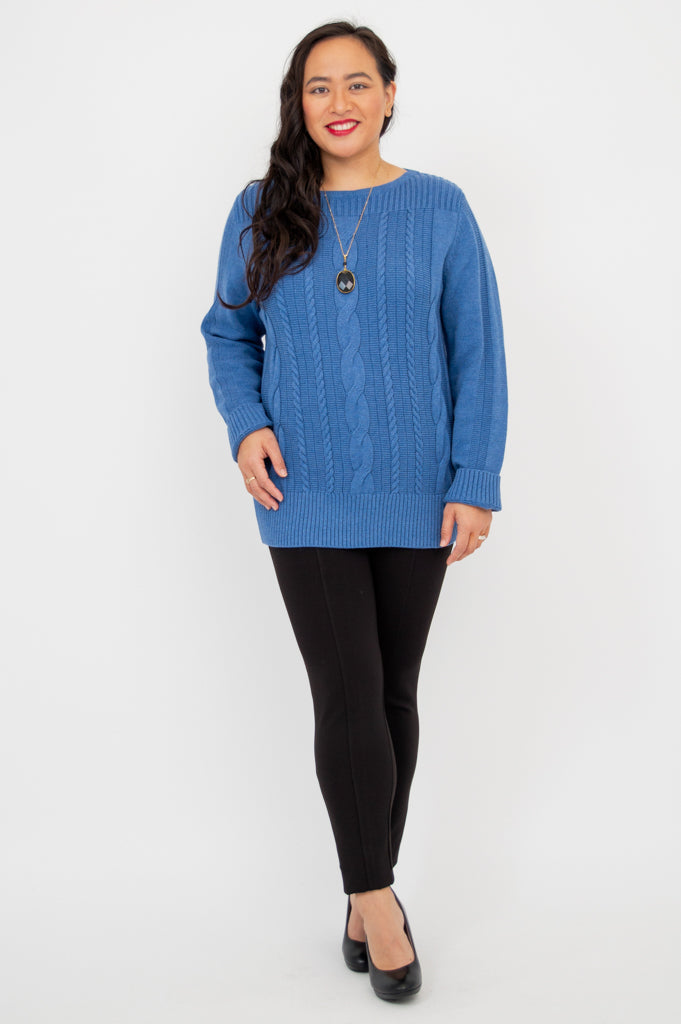 Cora Sweater for Women - Soft Cotton Knit Pullover | Claira Style | Perfect for Casual Wear & Layering