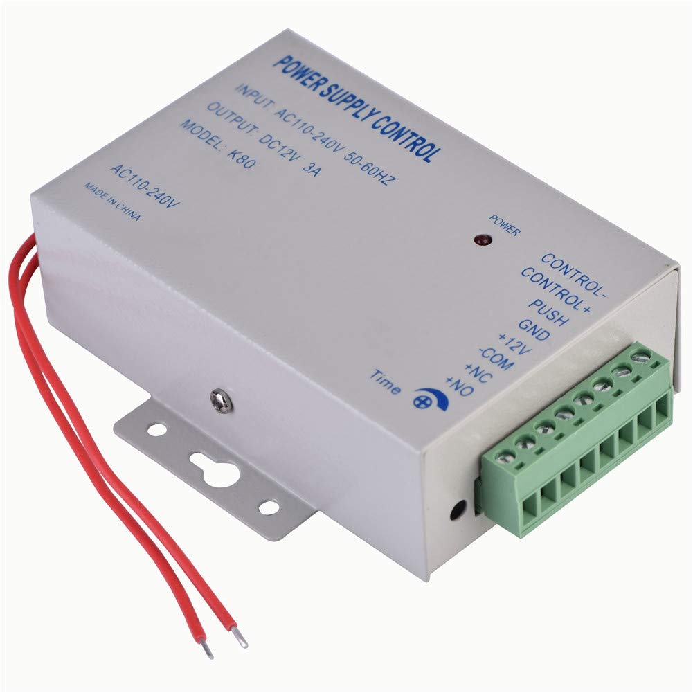 Access Control Power Supply Controller - Secure & Reliable Power Management for Home Security Systems | Ideal for Smart Homes, Offices & Gated Communities