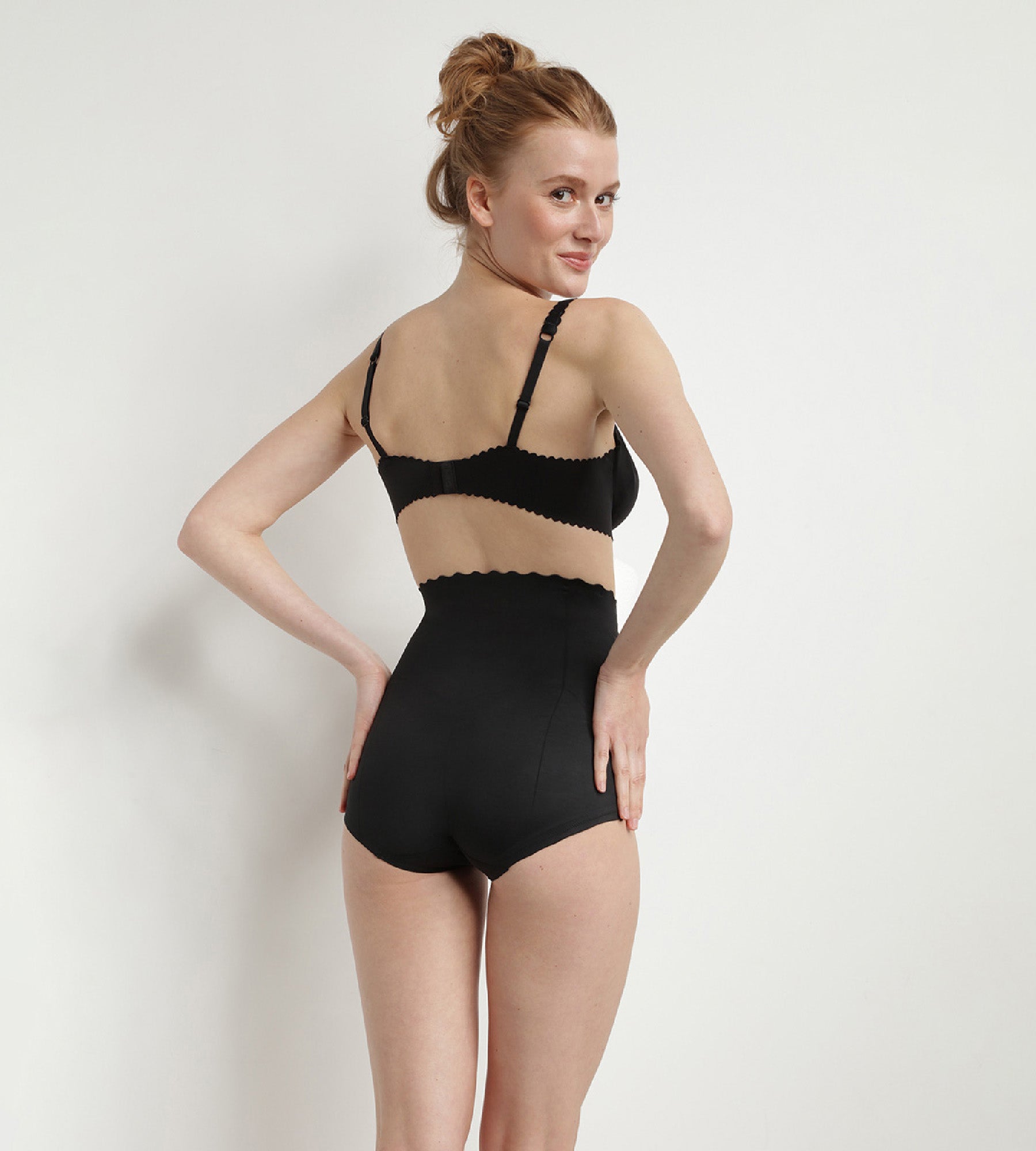 High Waist Sculpting 3-in-1 Black Shapewear Culottes - Slimming Butt Lift Underwear for Women | Perfect for Tummy Control, Workout & Everyday Wear