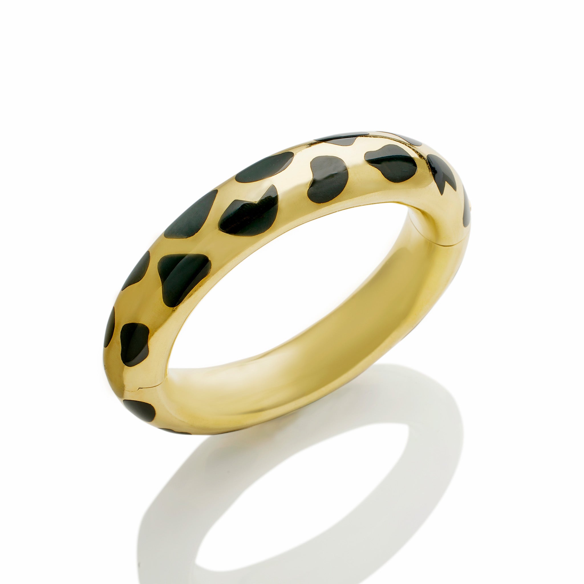 Angela Cummings for Tiffany & Co. Black Jade Bangle Bracelet - Elegant Statement Jewelry for Women, Perfect for Parties, Weddings & Special Occasions