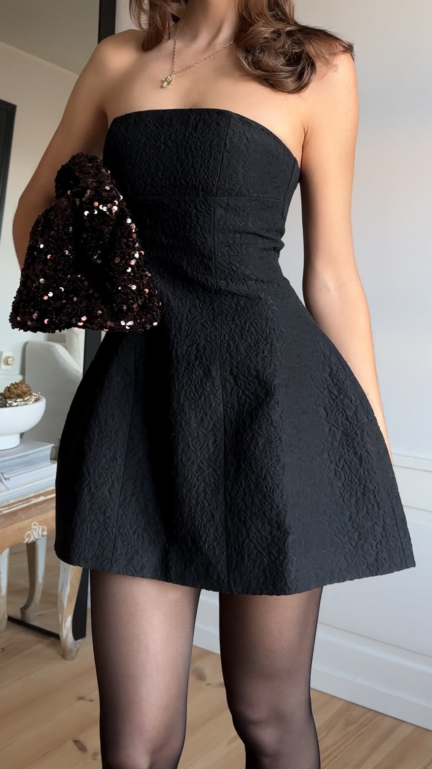 Evelyn Mini Dress - Black | Elegant & Stylish Women's Party Dress for Night Out, Date Night & Special Occasions