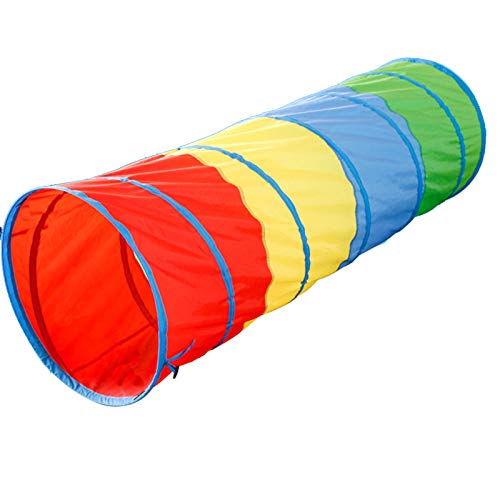 YANYUESHOP Kids Play Tunnel - Indoor/Outdoor Crawlable Pop-Up Tent for Children & Pets | Durable Play Tunnel with Zipper Storage Bag | Perfect for Backyard, Playroom & Birthday Gifts