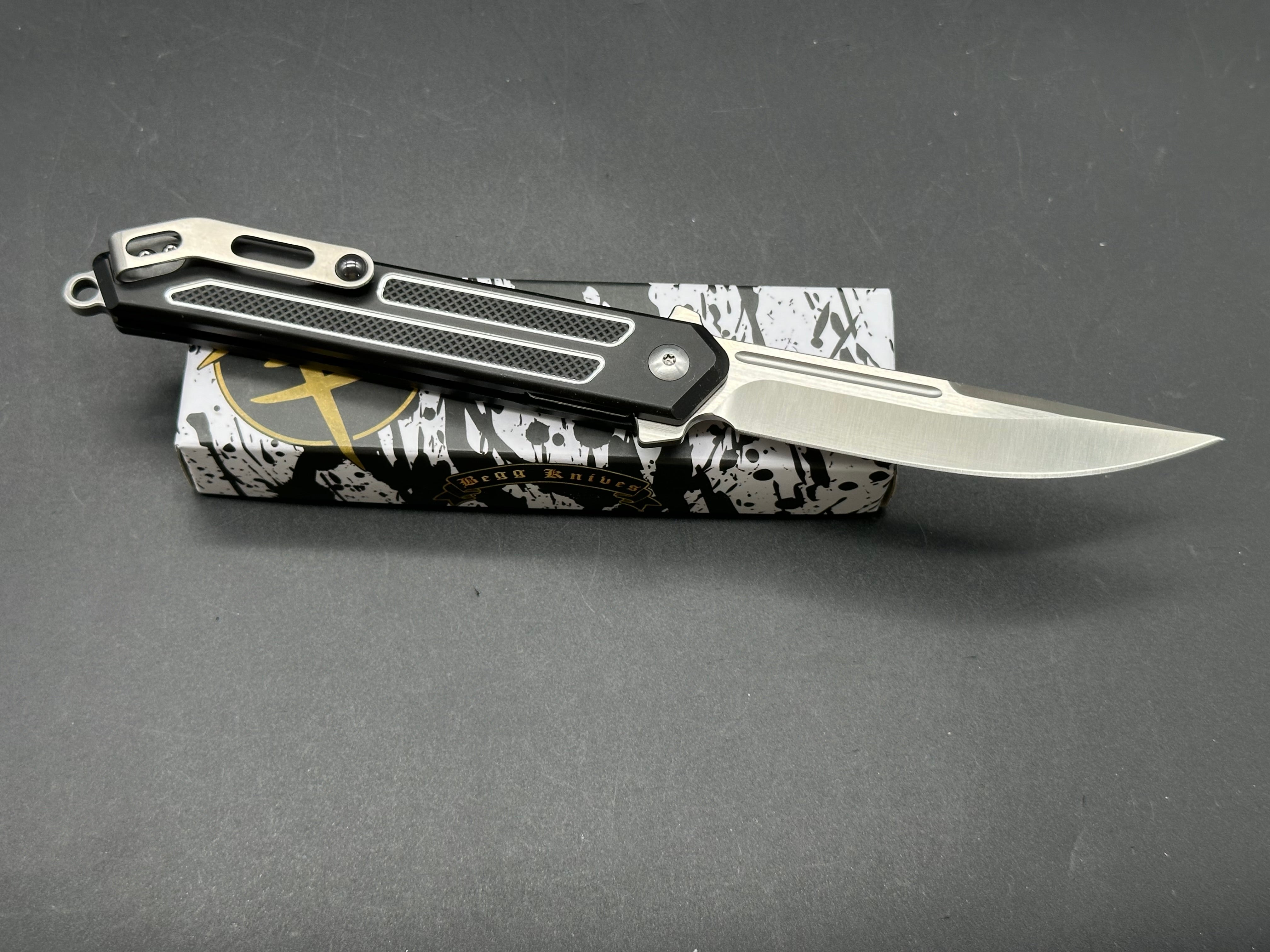 Begg Knives Kwaiken Liner Lock Folding Pocket Knife - 3.5