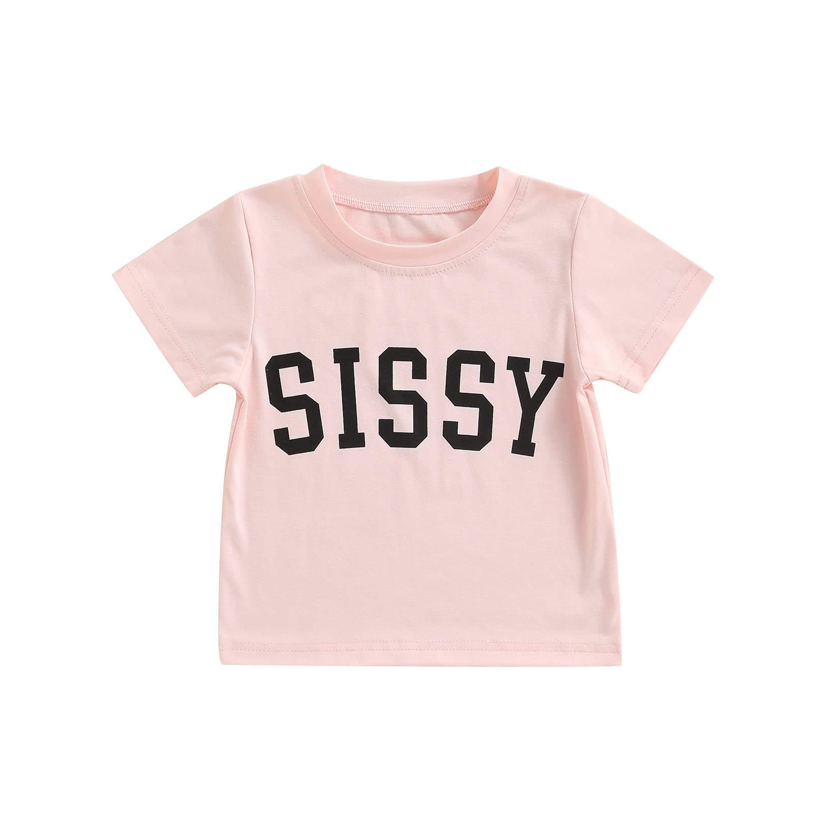 Funny Letter Toddler T-Shirts - Short Sleeve Baby Clothes for Spring/Summer Playtime
