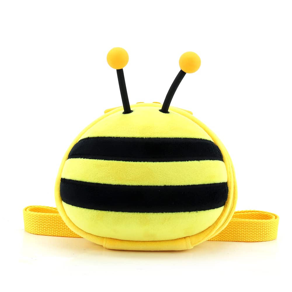 Adorable 3D Cartoon Honey Bee Crossbody Purse for Girls - Cute Bee Coin Wallet for Toddlers & Kids - Perfect for School, Parties & Dress-Up Play