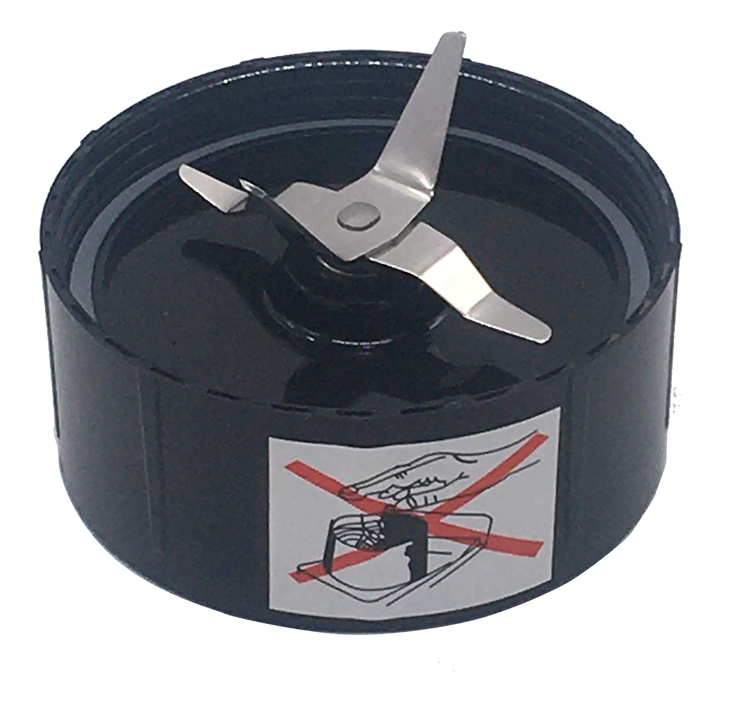Replacement Ice Shaver Blade & Cross Blade with Extra Gasket - Compatible with Magic Bullet Blender MB1001/MB1001B (Stainless Steel & Plastic) - Perfect for Smoothies, Juicing & Food Processing