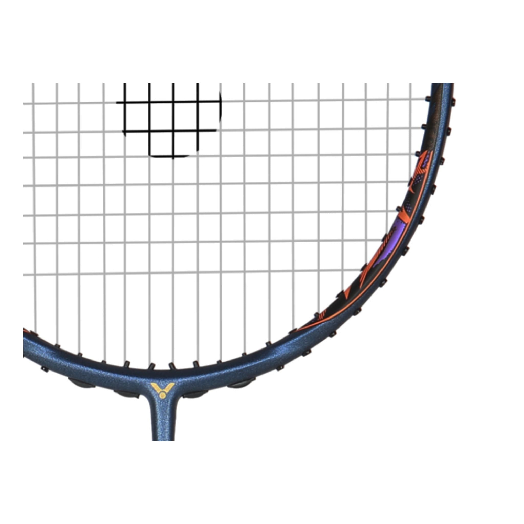 Victor DriveX 10 Metallic B Unstrung Badminton Racket - Limoges Blue | Professional Badminton Equipment for Training & Competitive Play