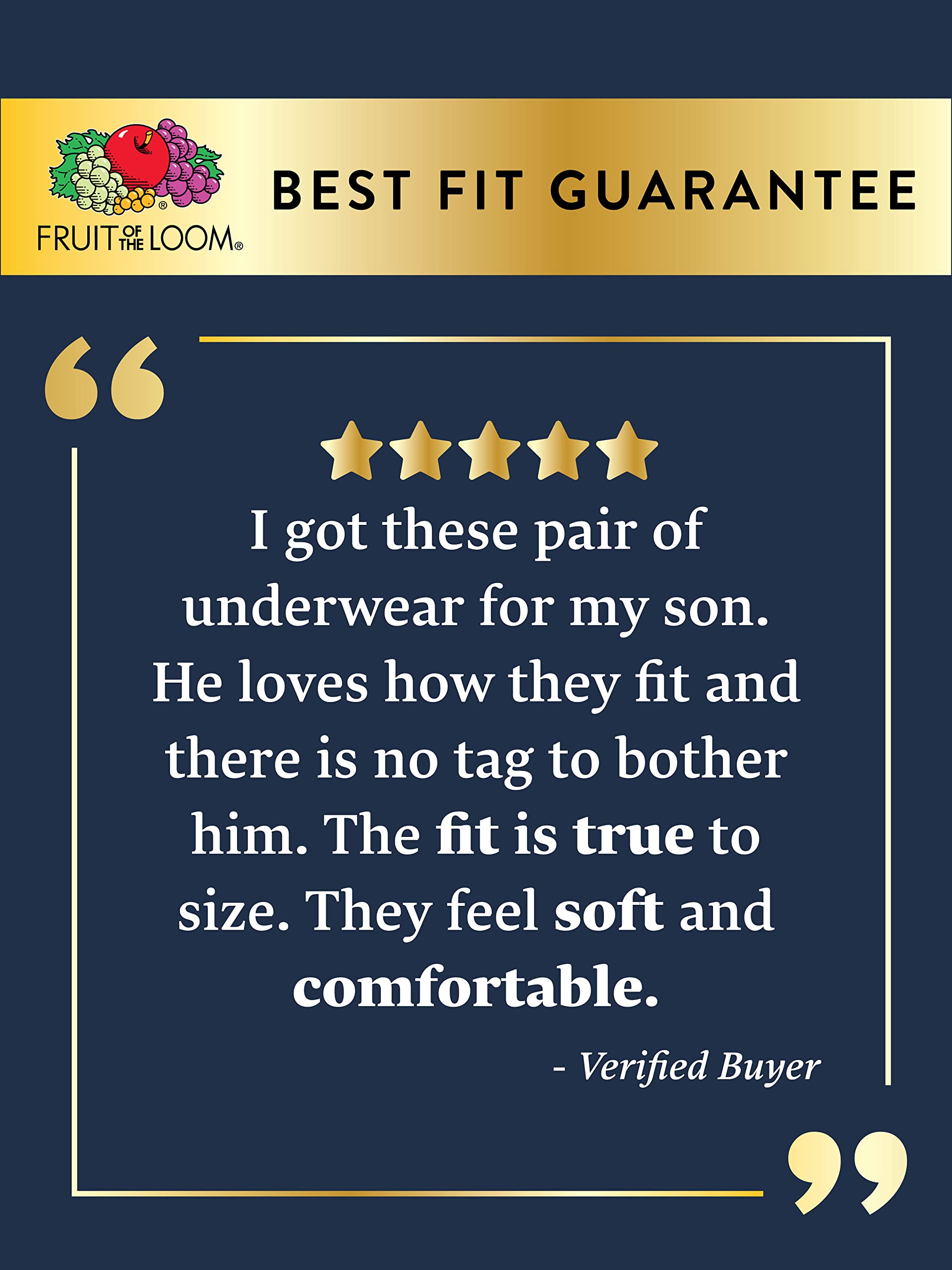 Fruit of the Loom Boys' 12 Pack 100% Natural Cotton Boxer Briefs - Undyed, Unbleached, Hypoallergenic Underwear for Kids | Perfect for School, Sports & Everyday Comfort
