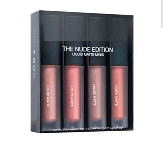 SEINON'S Liquid Matte Mini Lipstick Set - Nude & Red Edition (8-Pack) | Long-Lasting, Moisturizing Matte Lipstick for Everyday Wear, Parties & Special Occasions
