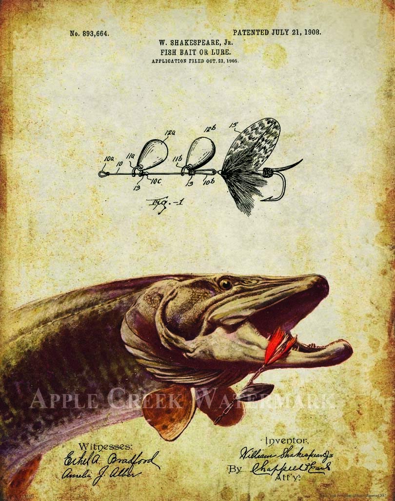 1000 Piece Jigsaw Puzzle - Muskie Fish Fishing Lure Club Theme - Educational Puzzle Game for Adults & Kids - Perfect for Family Game Night, Office Break, and Gift Giving