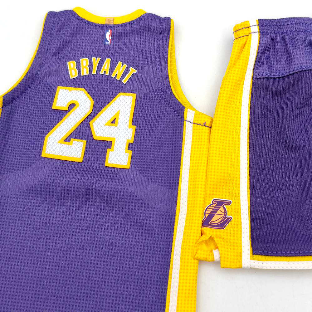 Custom 1:6 Scale Kobe Bryant Los Angeles Lakers NBA Jersey for Enterbay Action Figures - Perfect for Collectors and Basketball Fans Display