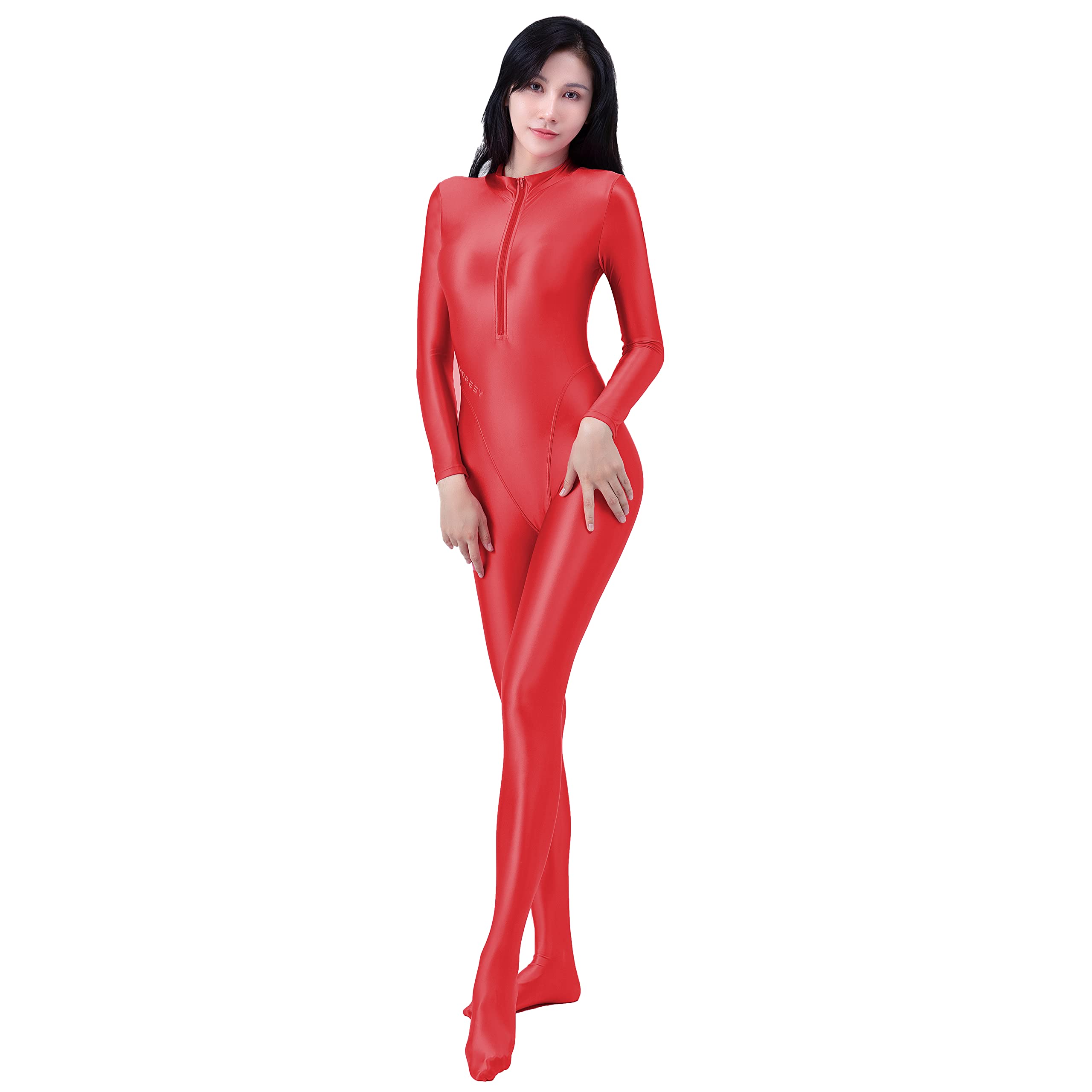 AMORESY Sexy Cosplay Costume Swimsuit - Full Body Tights, Elastic Stretch Leggings & Stockings for Women - Perfect for Halloween, Cosplay, and Pool Parties