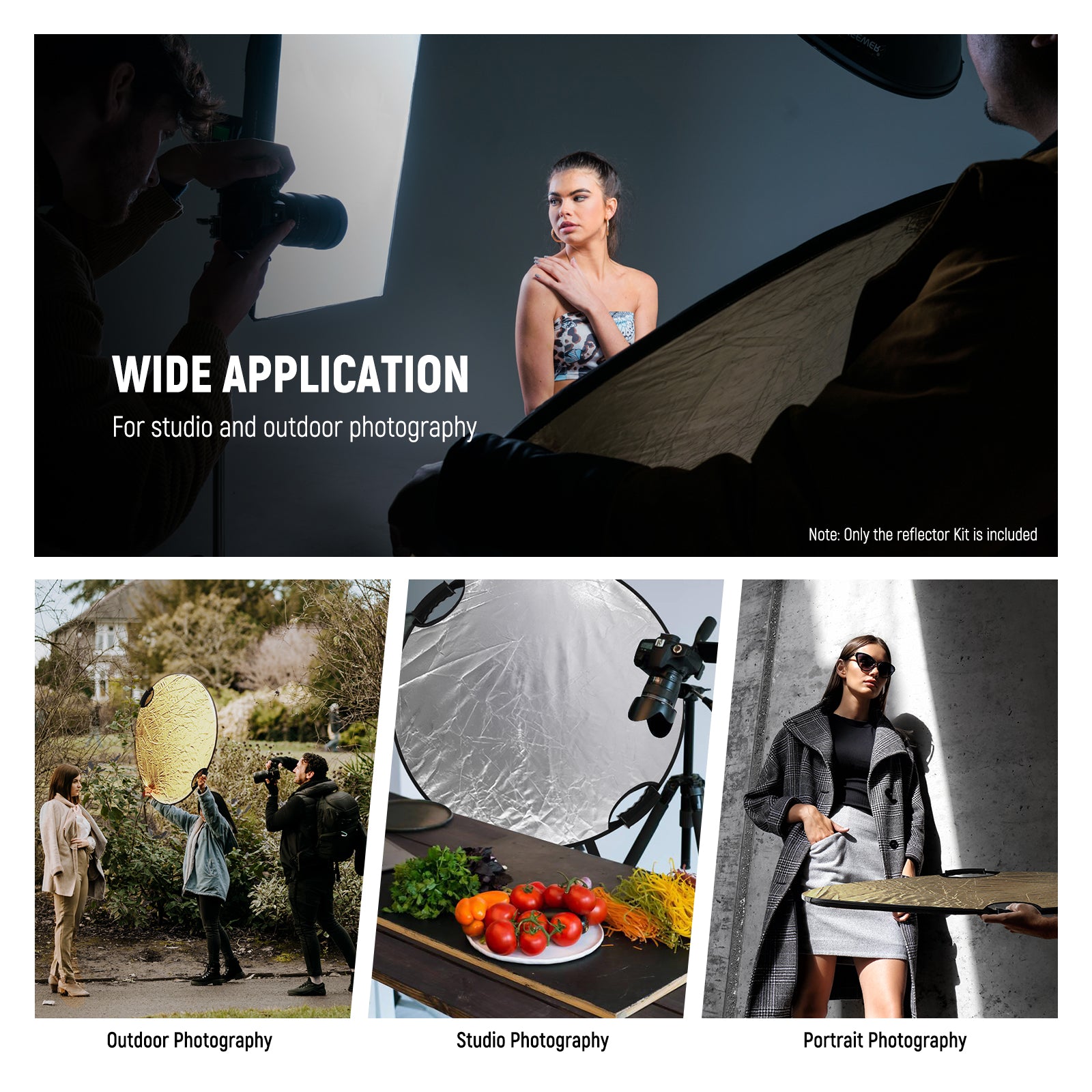 Professional NEEWER 7-in-1 Pop Up Photography Reflector Kit - 43