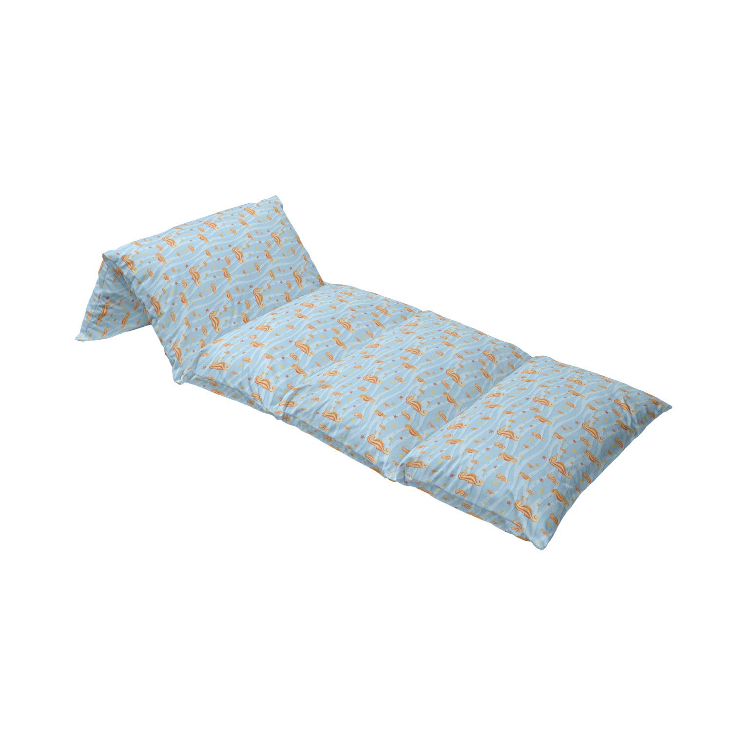 Ambesonne Waterproof Animal Floor Pillow Cover - Tropical Seahorse & Starfish Design, 88