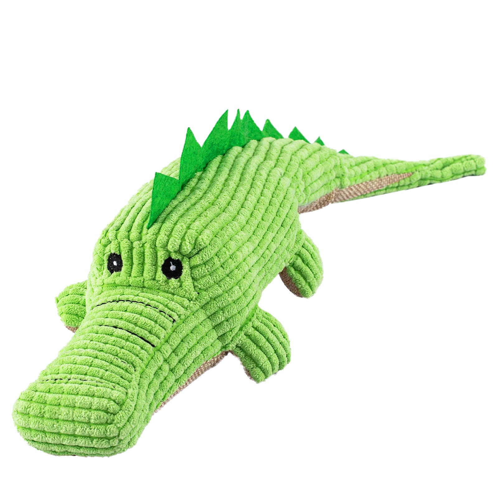 **MEGXIT Squeaky Dog Chew Toys for Small & Medium Dogs - Durable Interactive Plush Puppy Toys with Rope Knots for Teething, Boredom & Aggression Relief - Crocodile Design - Perfect for Playtime, Training & Indoor/Outdoor Fun**