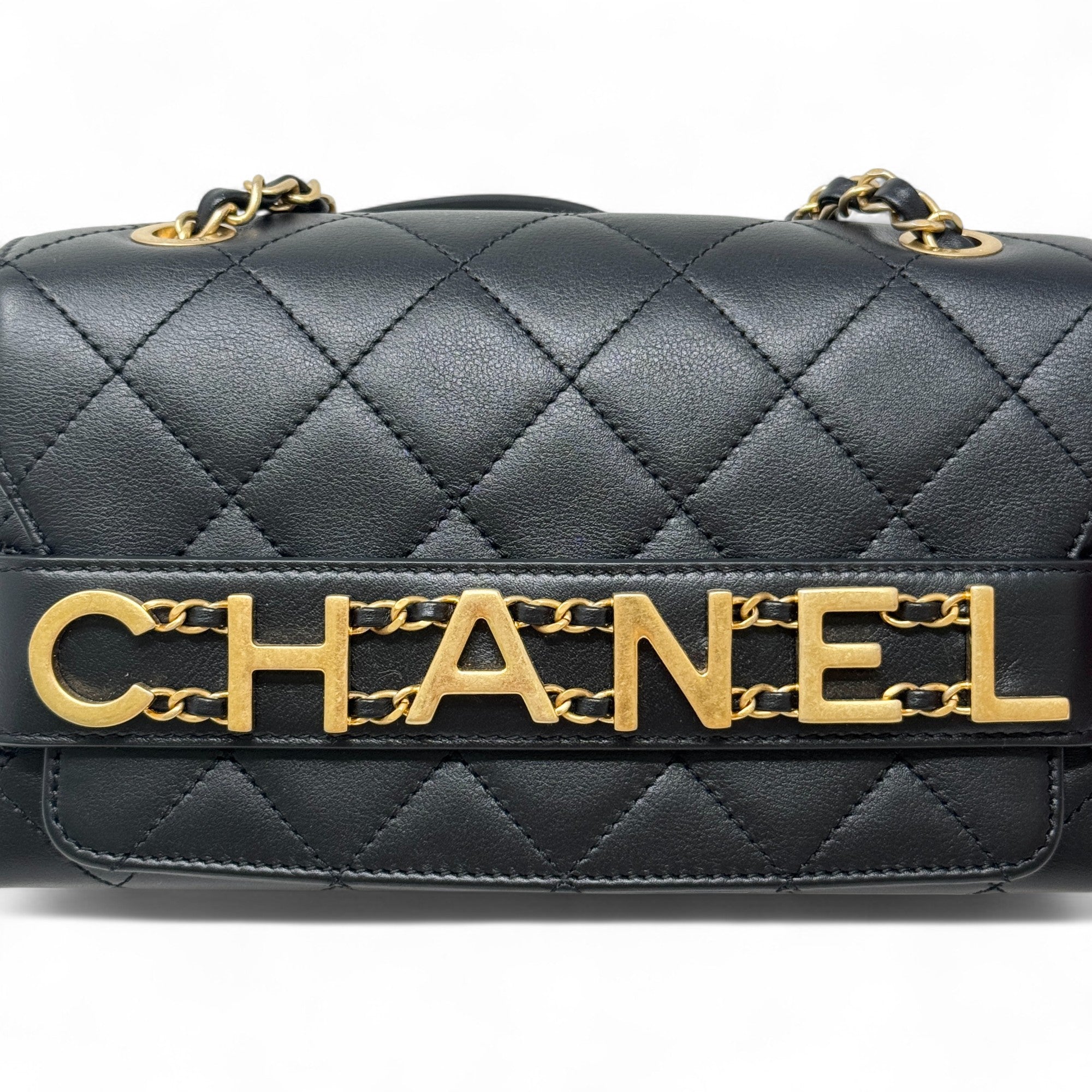 Chanel Black Small Enchained Bag - Luxury Crossbody Bag for Women | Perfect for Evening Parties, Date Nights & Special Occasions