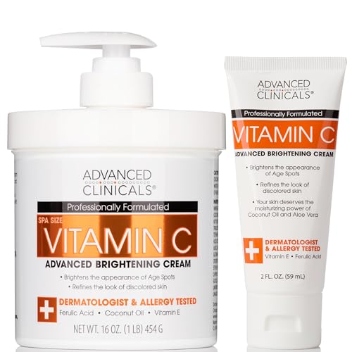 Vitamin C Cream 16OZ + Travel Size