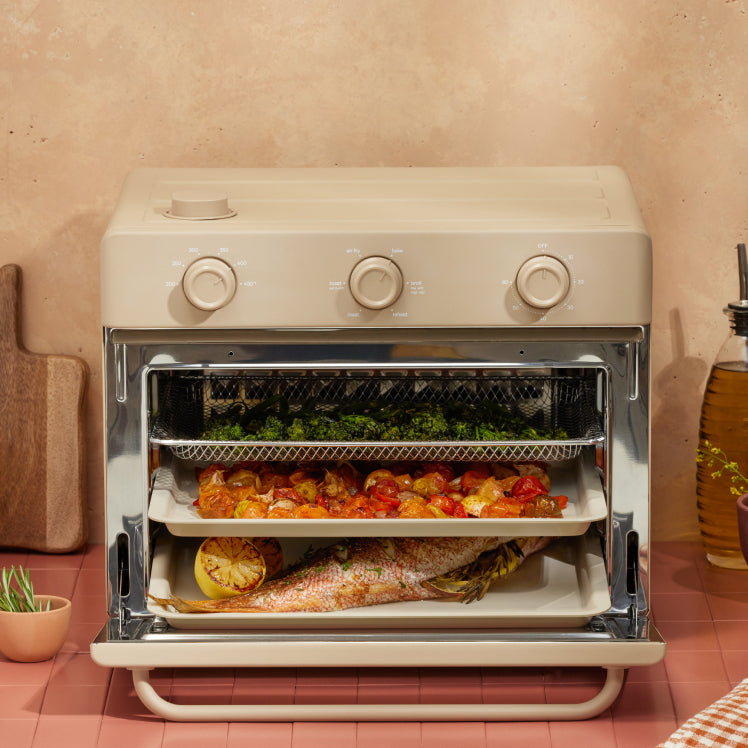 Large Wonder Oven - Extra Large Countertop Convection Toaster Oven with 12 Cooking Functions for Baking, Roasting & Broiling | Perfect for Small Kitchens, Dorms & RV Cooking