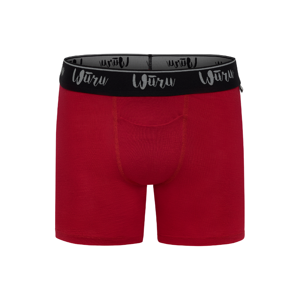 Men's 100% Merino Wool Boxer Briefs - Soft Breathable Underwear for All-Day Comfort | Perfect for Hiking, Travel & Everyday Wear