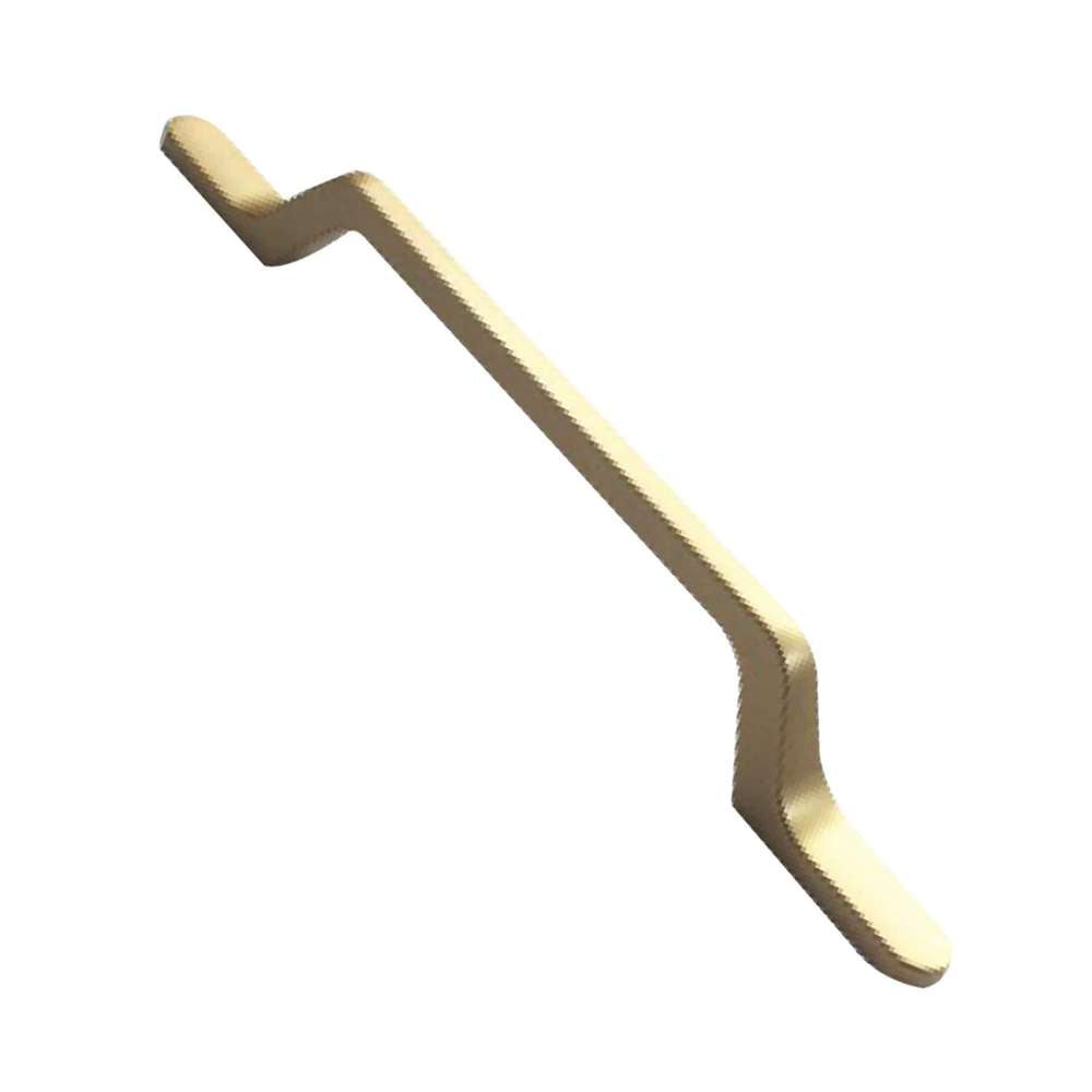 Fixworx Zinc Alloy Gold Handle Case - Durable 128 x 193 x 7 x 26mm for Cabinet, Furniture & DIY Projects - Perfect for Home Improvement and Hardware Repair