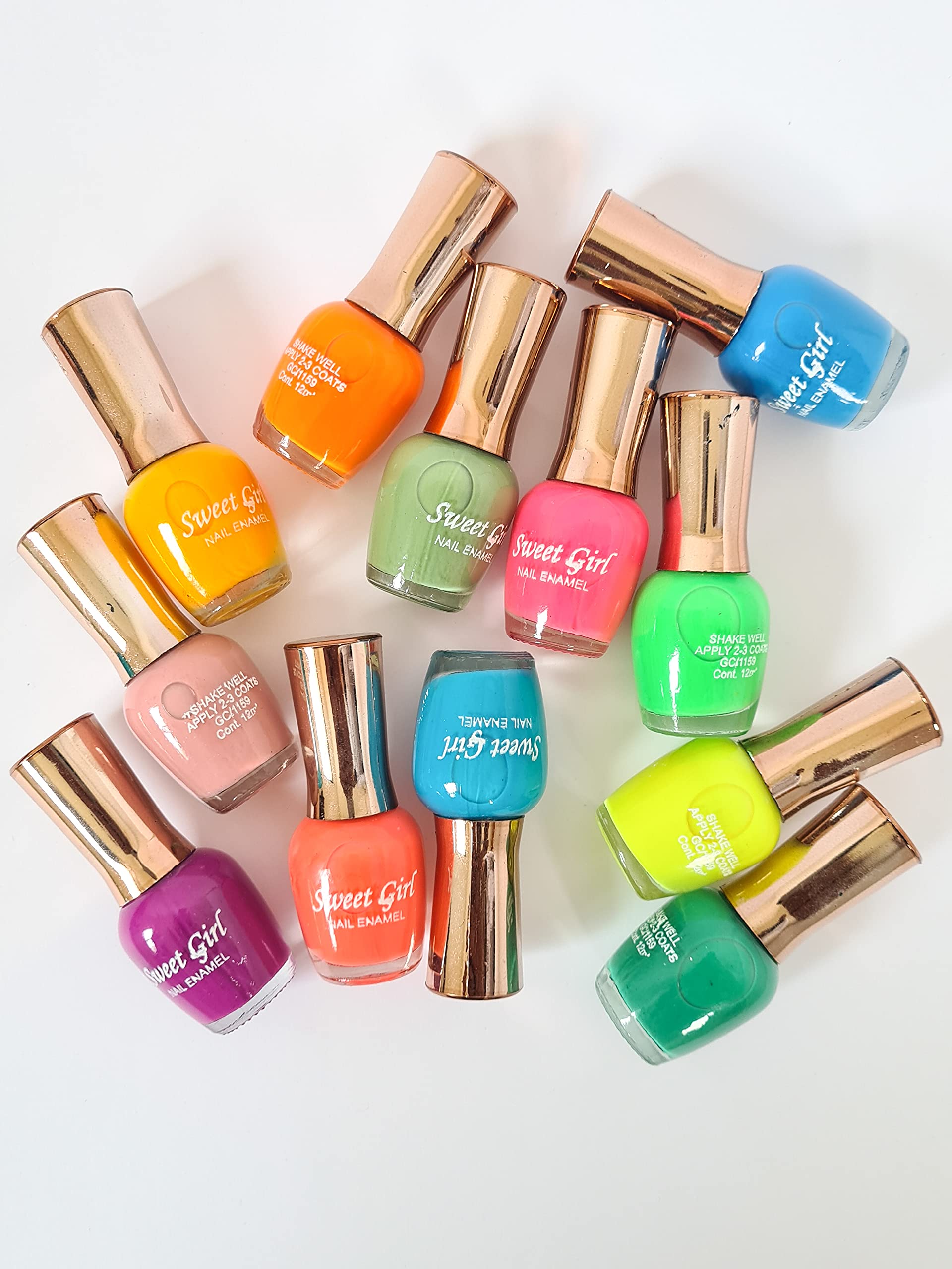 Sweet Girl Nail Polish - Long Lasting Glossy Finish Nail Lacquer (16ml) - Perfect for Parties, Weddings & Daily Manicures