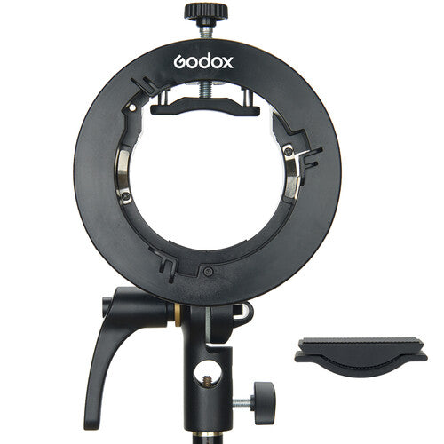 Godox S2 Speedlite Bracket for Bowens Mount - Universal Flash Bracket for Photography Lighting, Studio & On-Location Shoots