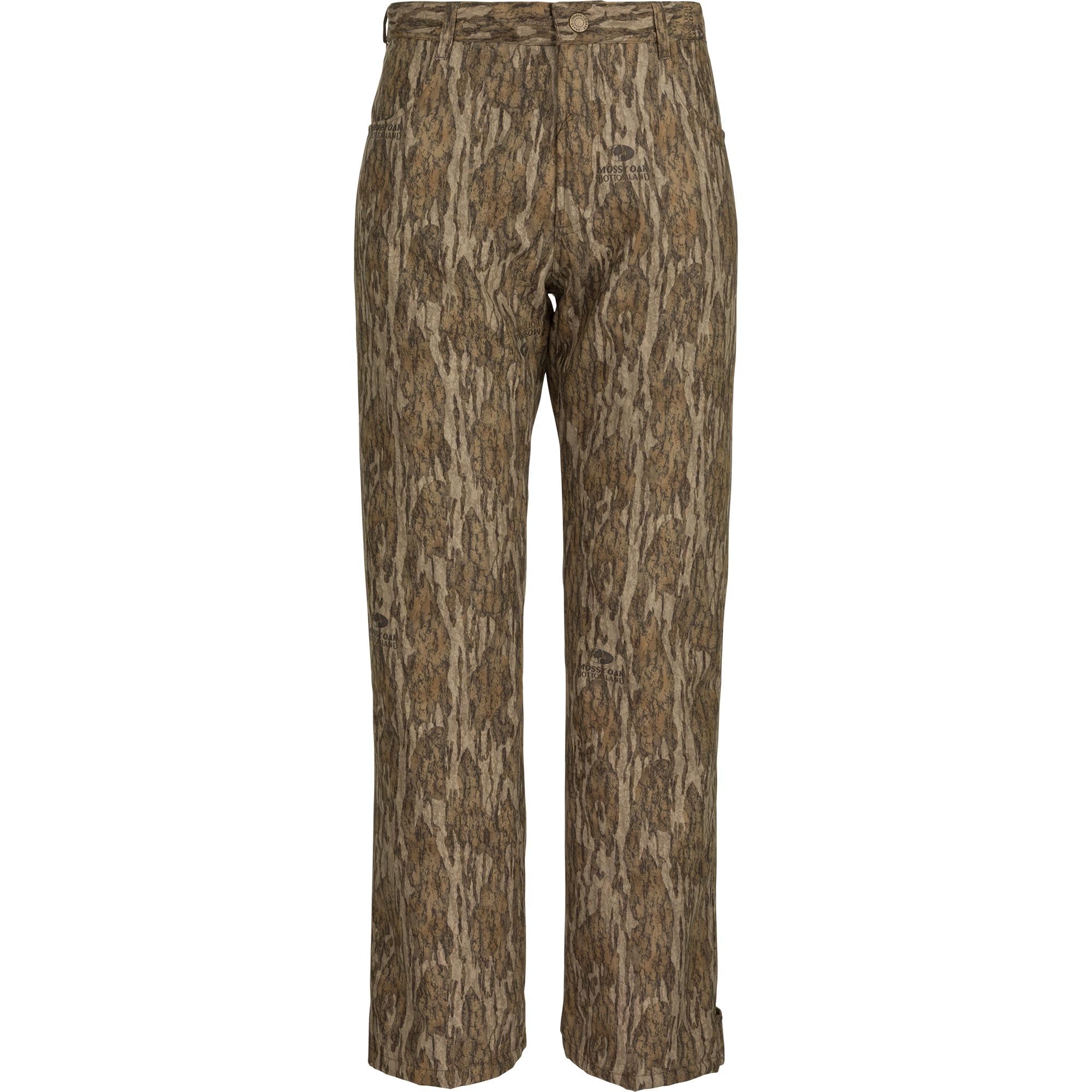 Drake MST Women's Refuge Bonded Fleece Camo Hunting Pants - Alpha Size Large Regular Fit - Waterproof & Warm Winter Outdoor Pants for Hunting, Hiking & Camping in Bottomland Camouflage