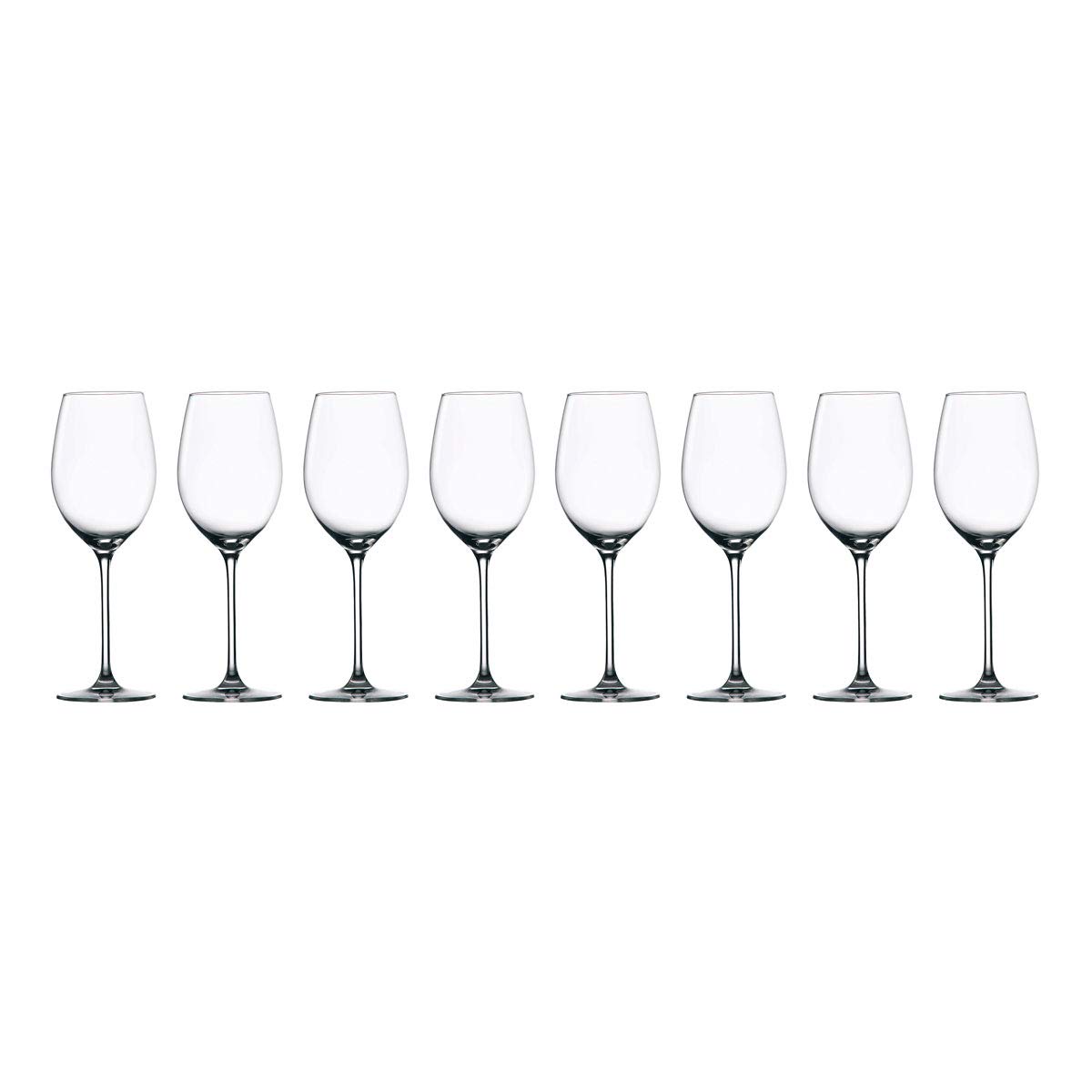 Marquis by Waterford Moments White Wine Glasses, Set of 8 - Elegant Crystal Stemware for Fine Dining & Entertaining