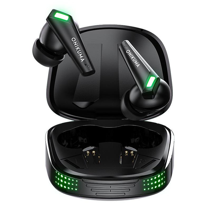 ONIKUMA T308 Wireless Bluetooth Earbuds with 40ms Low Latency & 10H Battery Life - Perfect for Gaming, Workouts, and Commuting