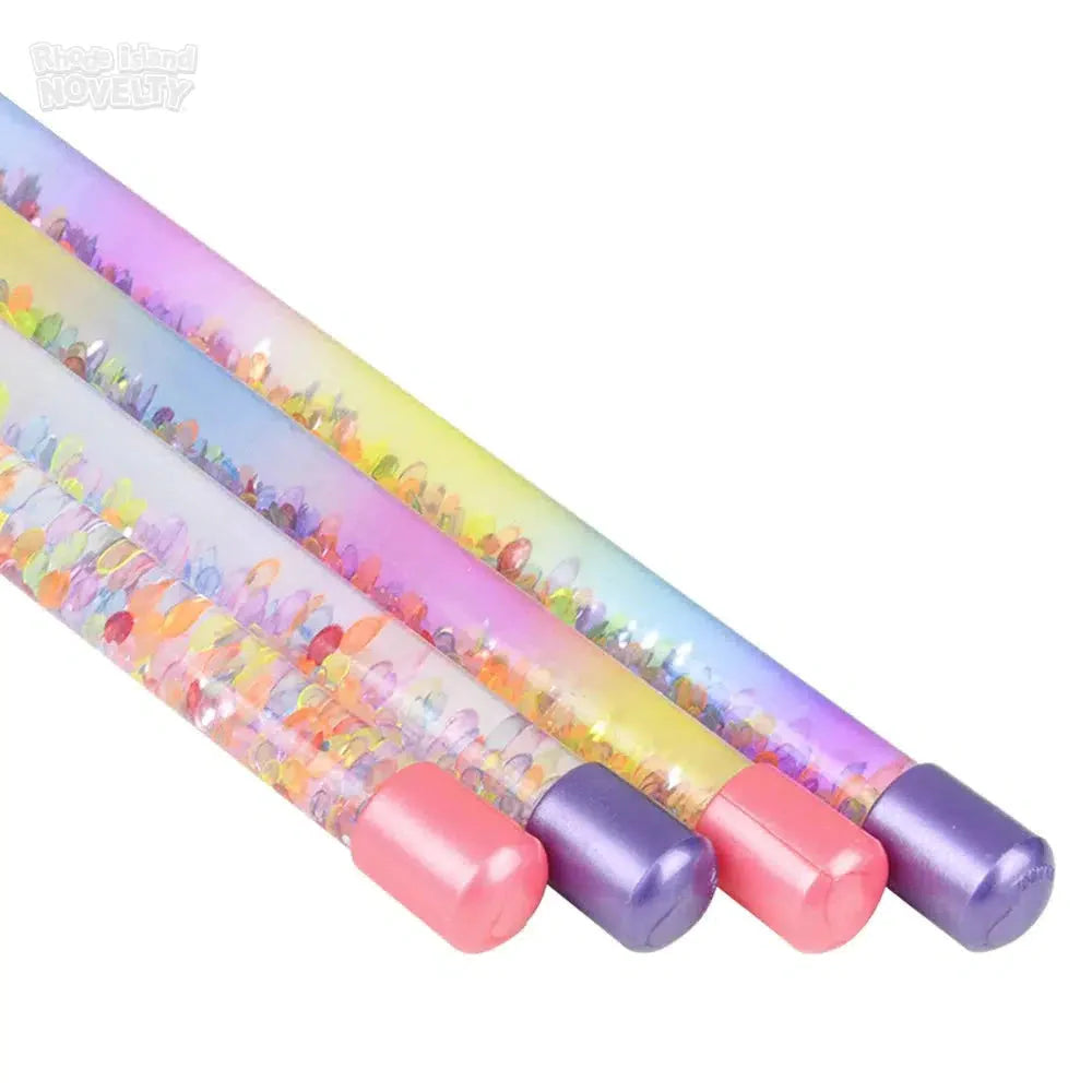 12 Pack Glitter Water Baton Toys for Kids - Fun Light Up Party Favors, Pool & Outdoor Play, Birthday Gifts, Summer Activities