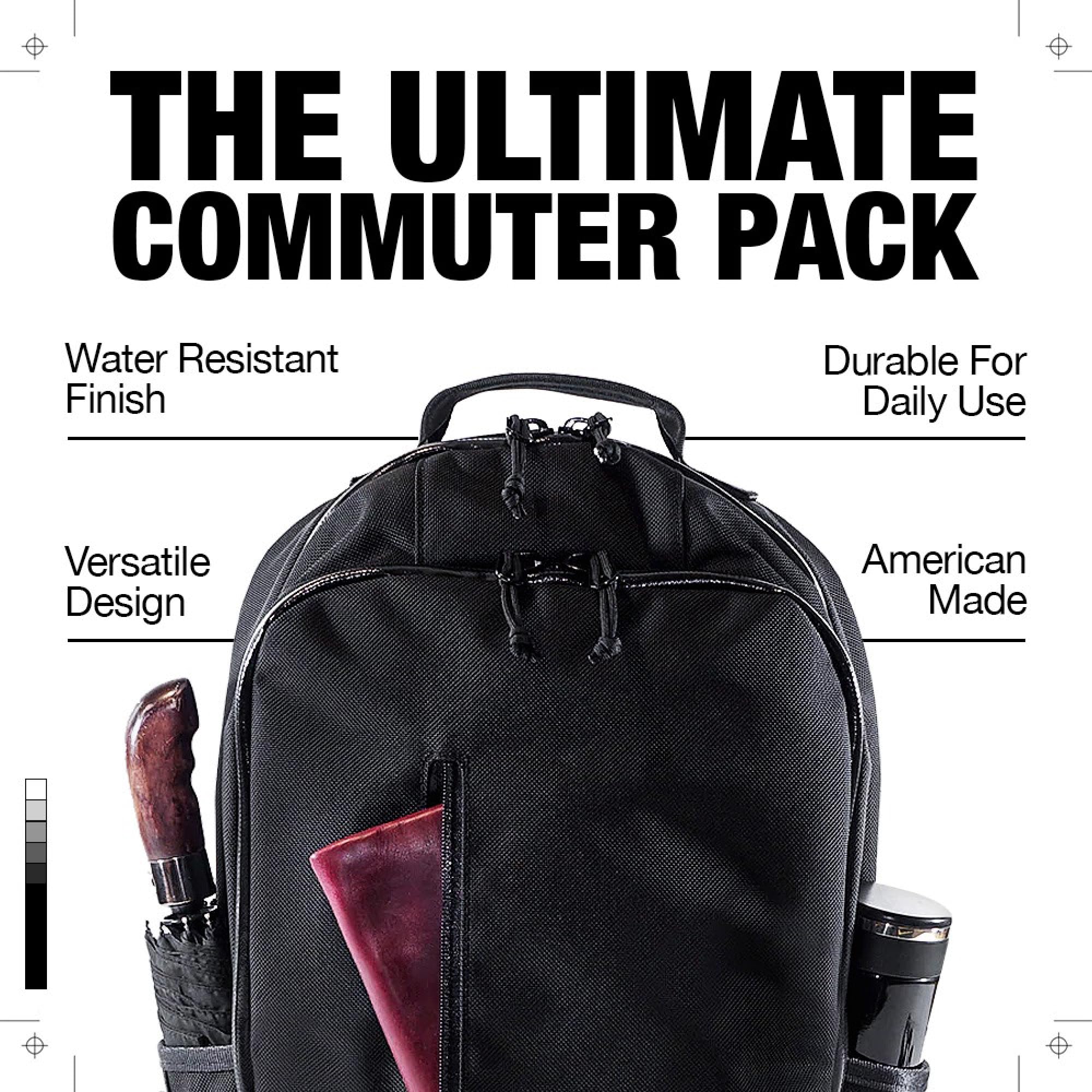 DEFY Bucktown Waxed Canvas Backpack - 23L Durable Utility Backpack for Men & Women, Water-Resistant Work Bag with 17