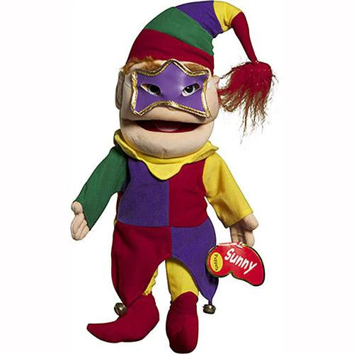 Joker the Jester 40cm Hand Puppet - Code 250 | Fun Interactive Puppet Show Toy for Kids, Storytelling & Educational Play