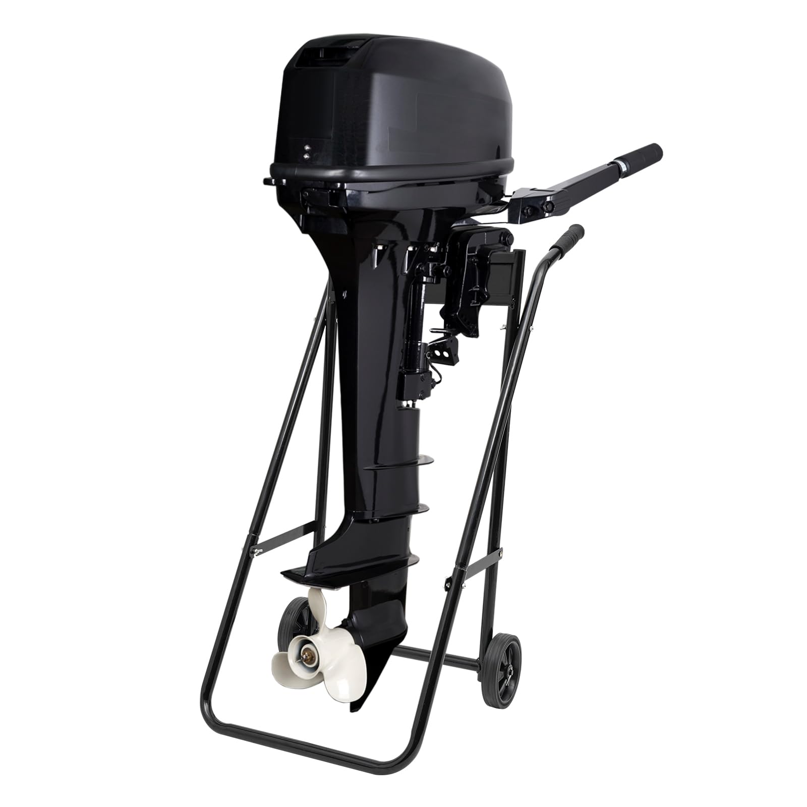 Heavy Duty Outboard Motor Cart Stand - Portable Boat Engine Carrier & Dolly Storage for Inflatable Fishing Boats, Yachts | Perfect for Garage Storage, Marine Maintenance & Watercraft Transport