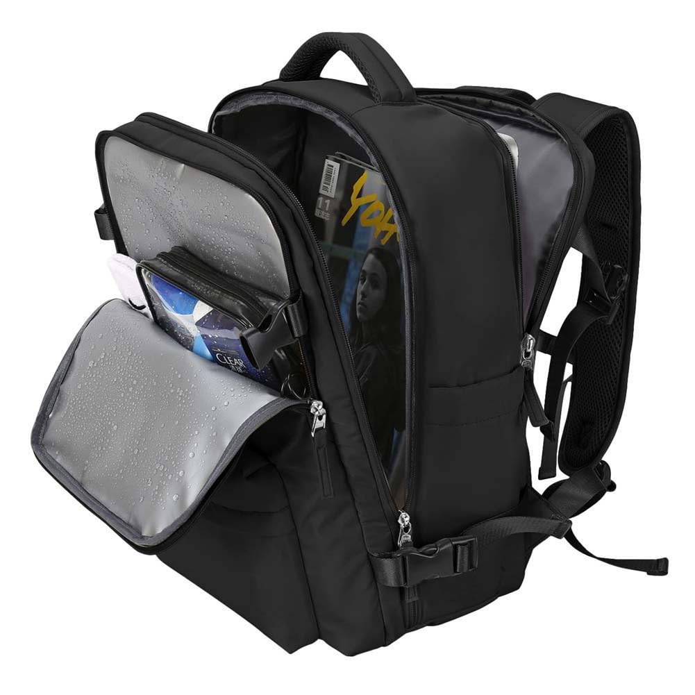Best Women's Travel Backpack for College & Vacation - Lightweight Carry-On Luggage Bag for Airplane, Hiking & Daily Commute