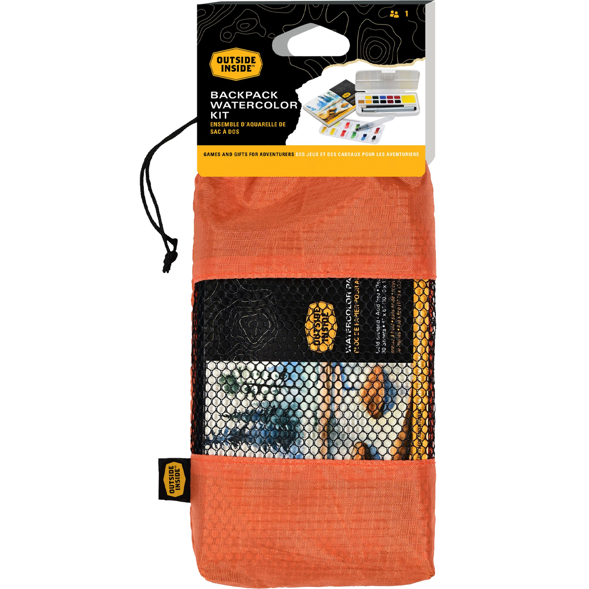 Premium Watercolor Backpack Set - 24 Colors with Brush & Palette - Perfect for Artists, Students & Outdoor Painting Enthusiasts