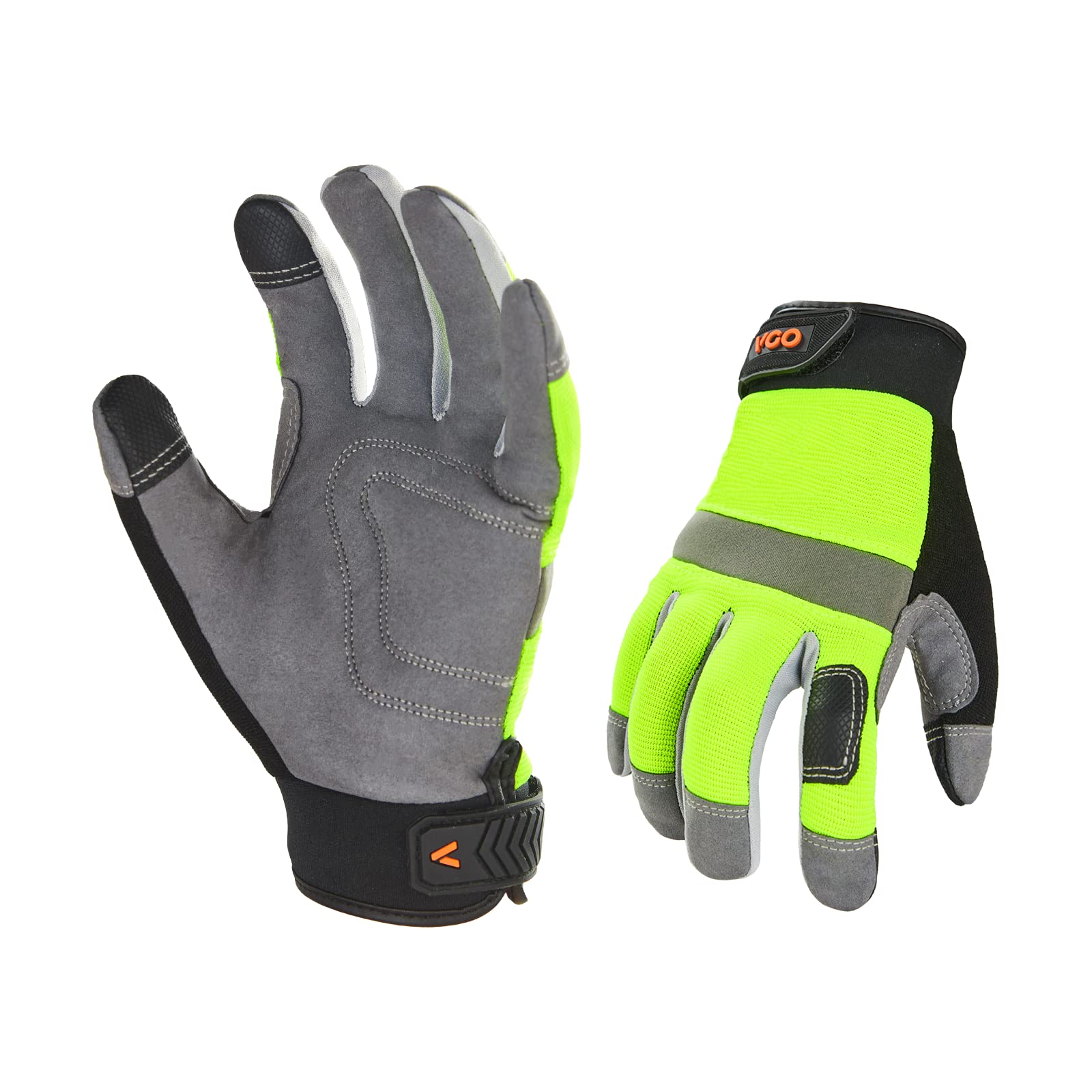 Vgo Safety Work Gloves - Durable Builder, Gardening & Light Duty Mechanic Gloves (SL7584) - Perfect for Construction, Landscaping & DIY Projects