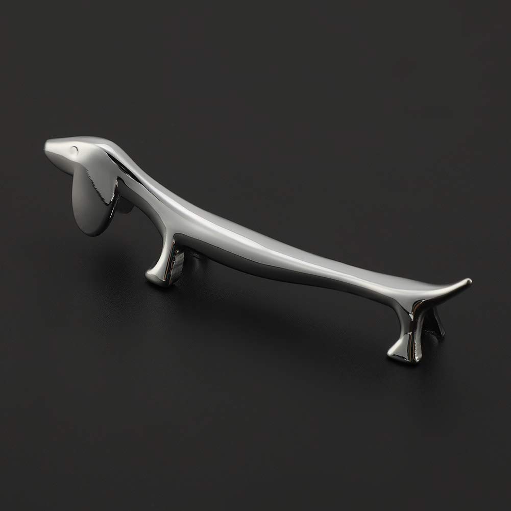 4Pcs Stainless Steel Chopstick Holder Stand - Dachshund Design Tableware Organizer for Chopsticks, Spoons & Forks | Perfect for Asian Dining, Kitchen Countertop & Restaurant Table Setting
